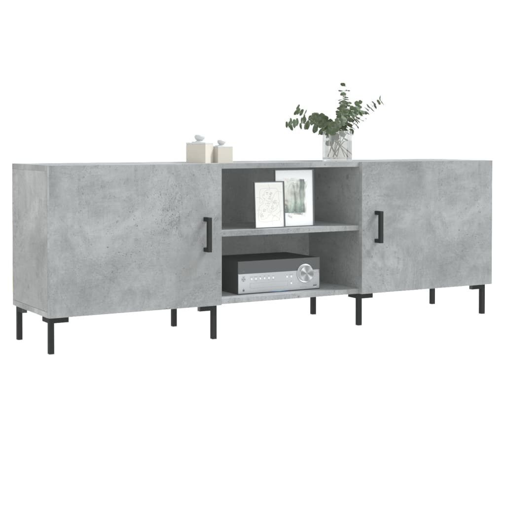 vidaXL TV-Schrank TV-Schrank Betongrau 150x30x50 cm günstig online kaufen