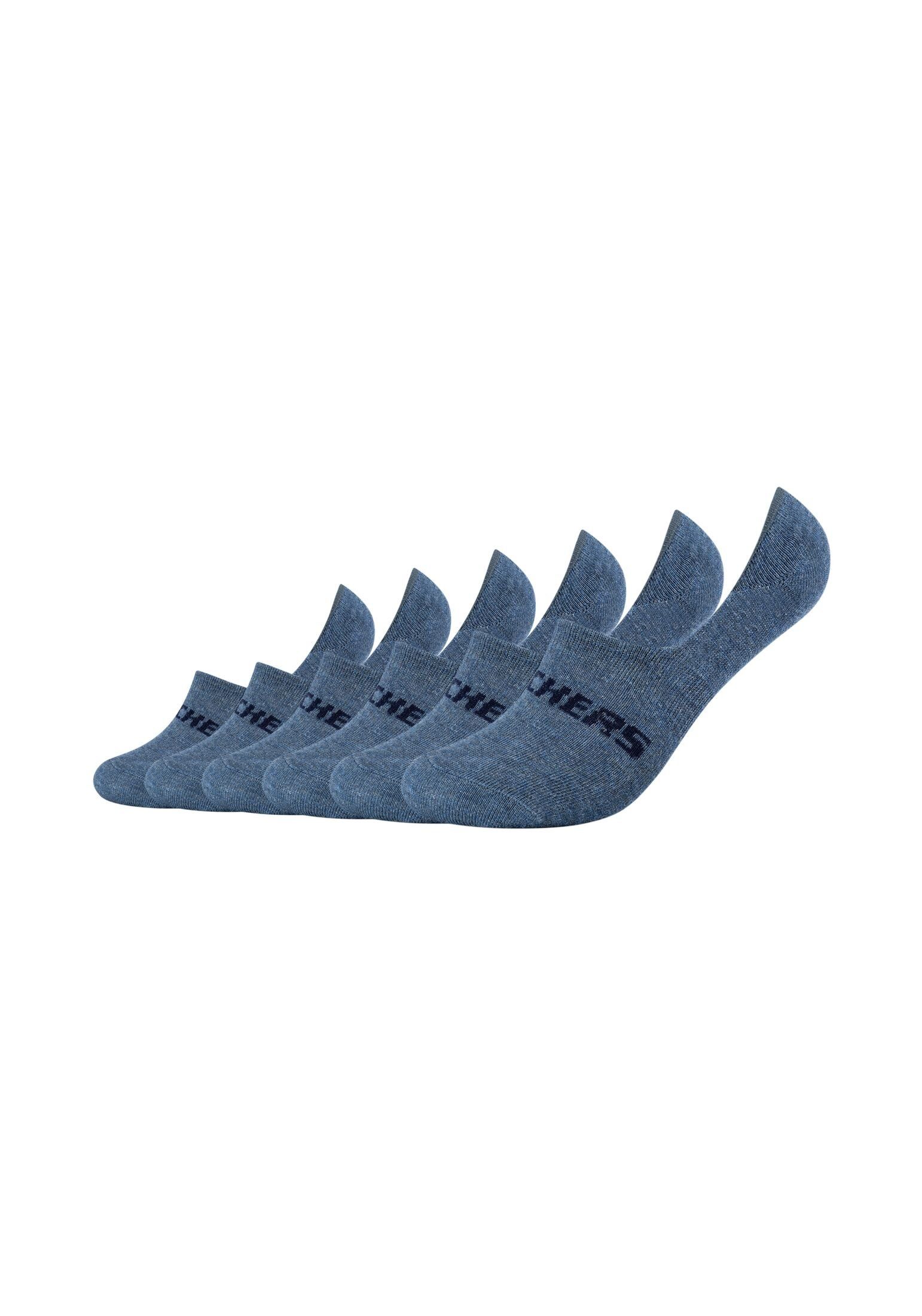 Skechers Füßlinge (6-Paar) (6 Paar) mit Mesh-Ventilation Ausstattung, Socke  in Sneaker nicht sichtbar dank niedrigem Schnitt | Sneakersocken