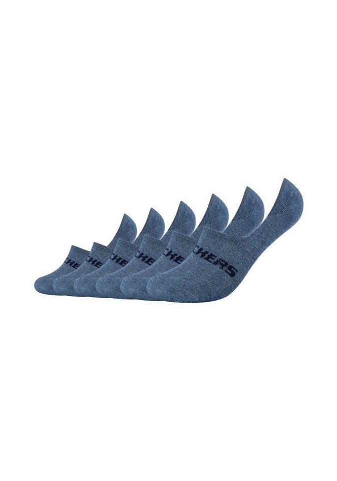 Skechers Füßlinge (6-Paar) (6 Paar) mit Mesh-Ventilation Ausstattung, Socke  in Sneaker nicht sichtbar dank niedrigem Schnitt
