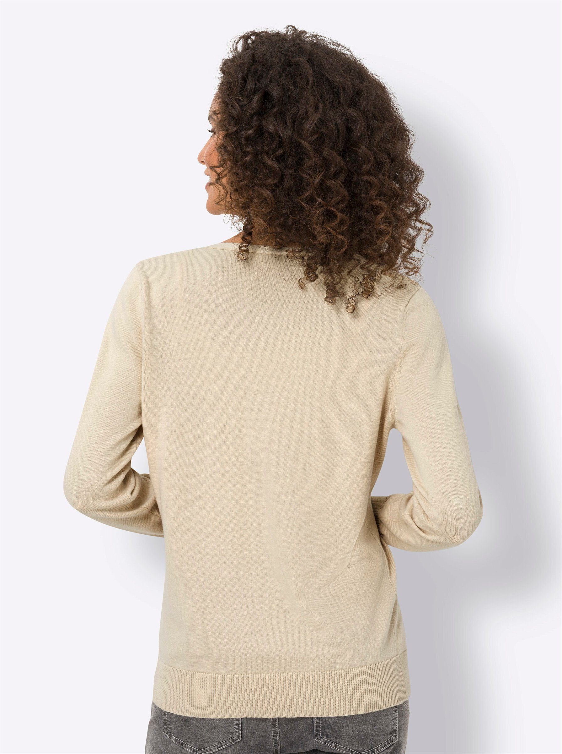 heine Strickjacke Feinstrickjacke Langarm Feinstrick