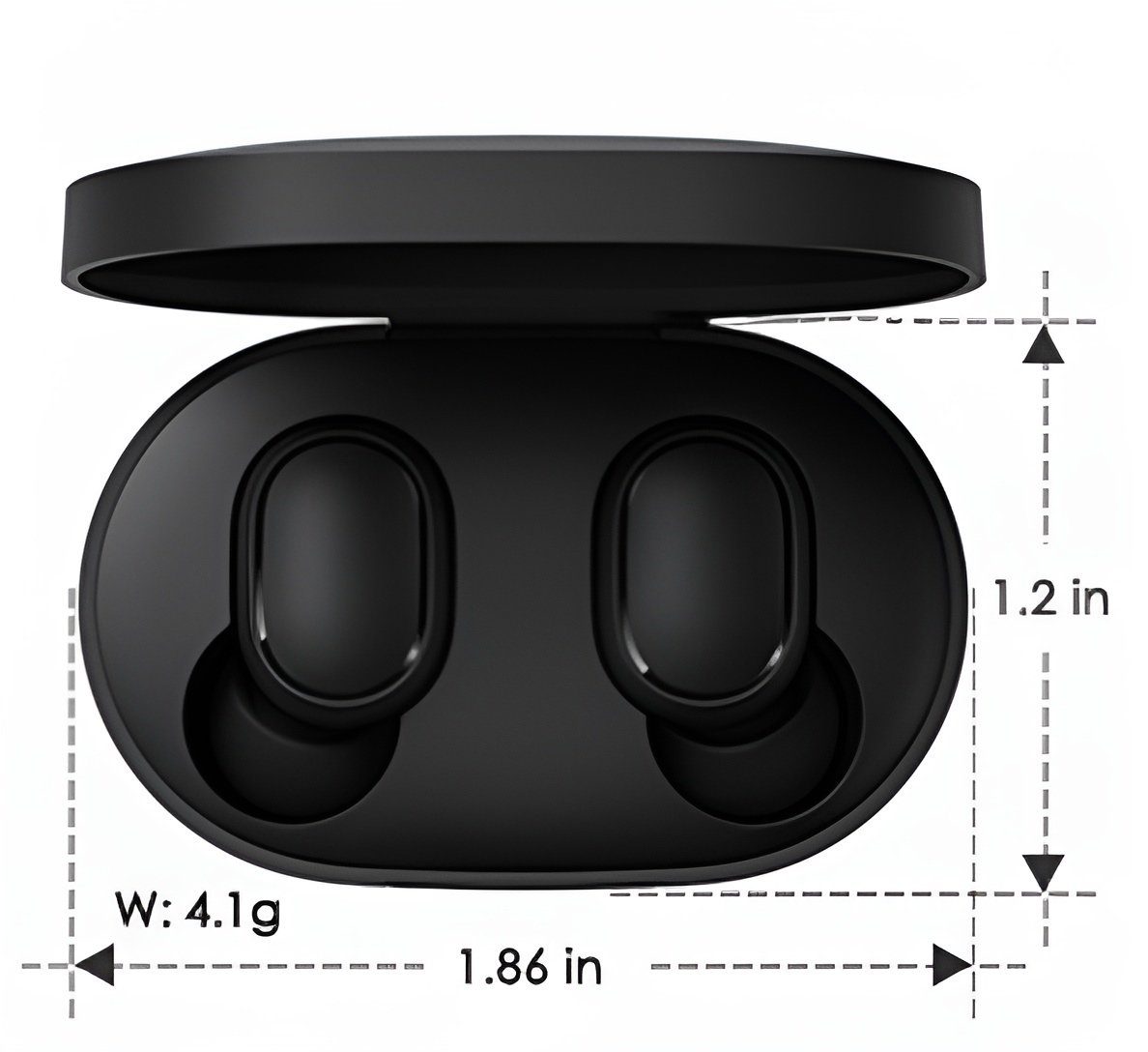 Xiaomi Redmi Bluetooth, Earbuds Headset Schwarz Wireless Kabellos, Rauschunterdruckung, Basic Buds HiFi, Bluetooth-Kopfhörer Wasserdicht, (Kabellos, TRUE Sport)