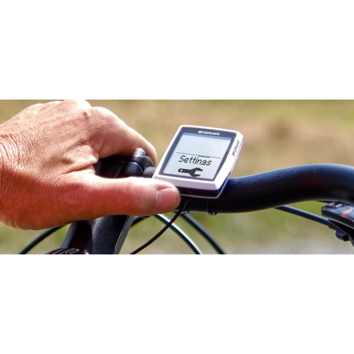 SIGMA Fahrradcomputer BC 12.0 WL mit 12 Funktionen IPX8, wasserdicht, wetterfest, großes und gut lesbares Display