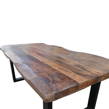 dasmöbelwerk Baumkantentisch Esstisch Massivholz Baumkantentisch ZANSIBAR 220 cm