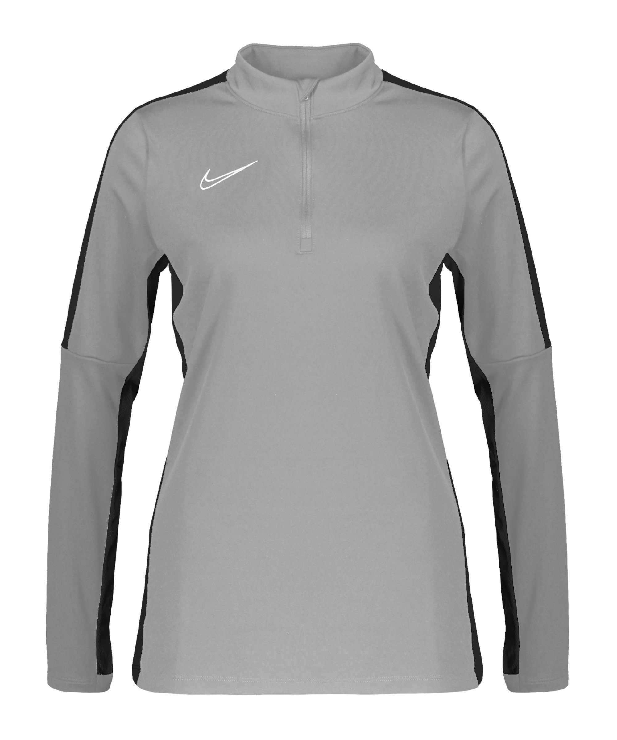 Nike Sweater Academy 23 Drill Top Damen grauschwarzweiss