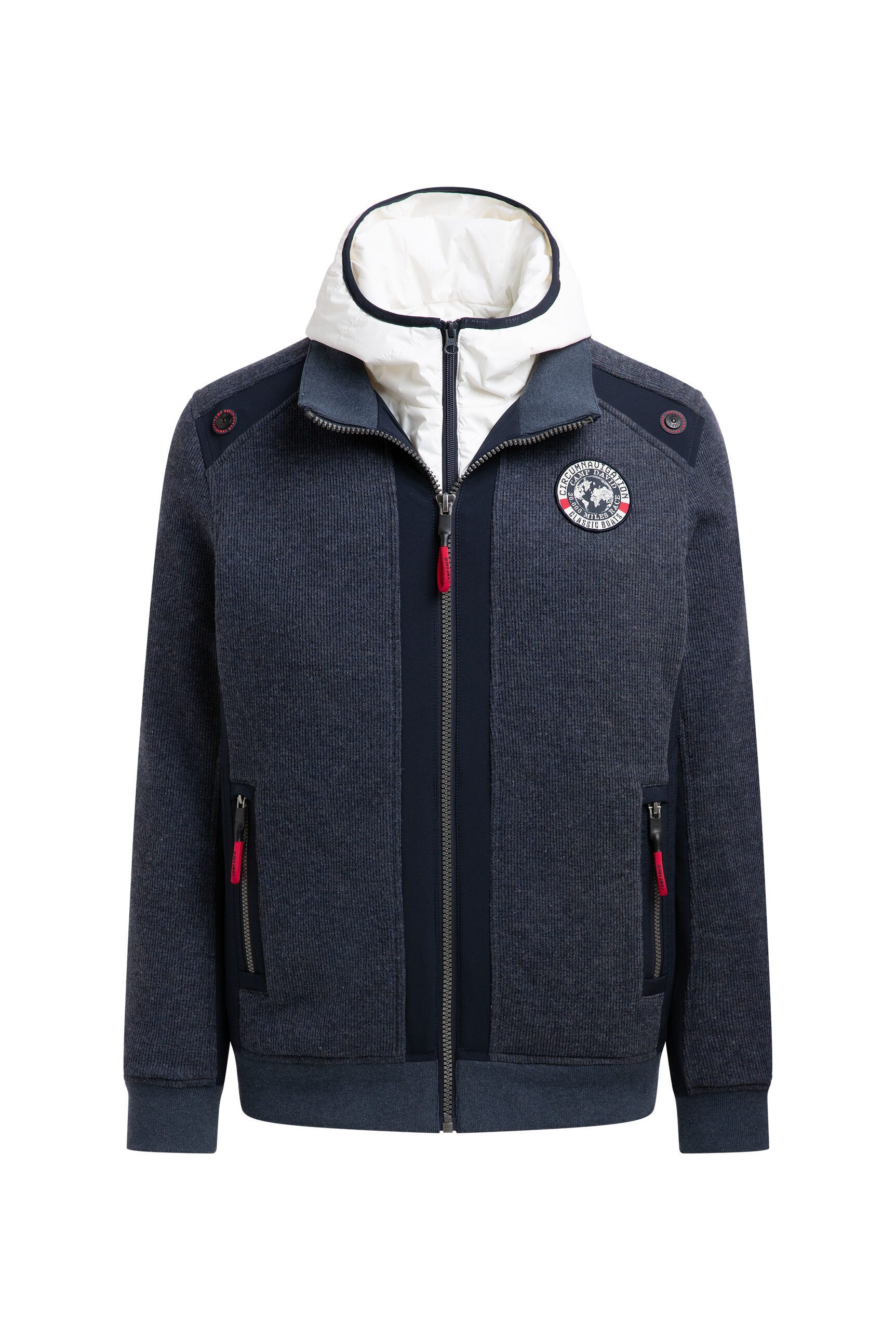 CAMP DAVID Outdoorjacke mit Reißverschluss an den Einschubtaschen günstig online kaufen