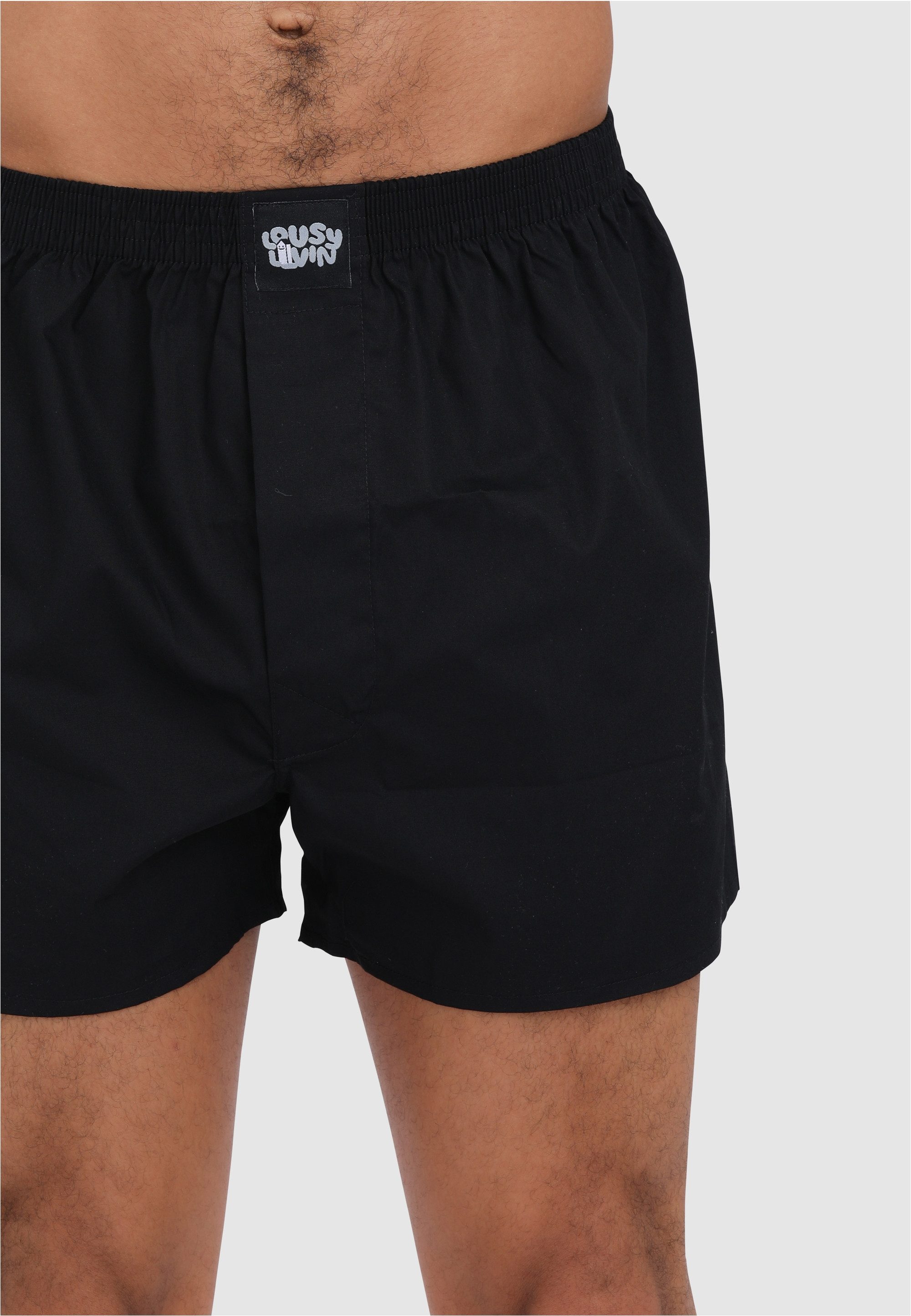 Lousy Livin Boxershorts Plain 5 Pack Boxershorts 5er-Pack mit lockerem Schnitt