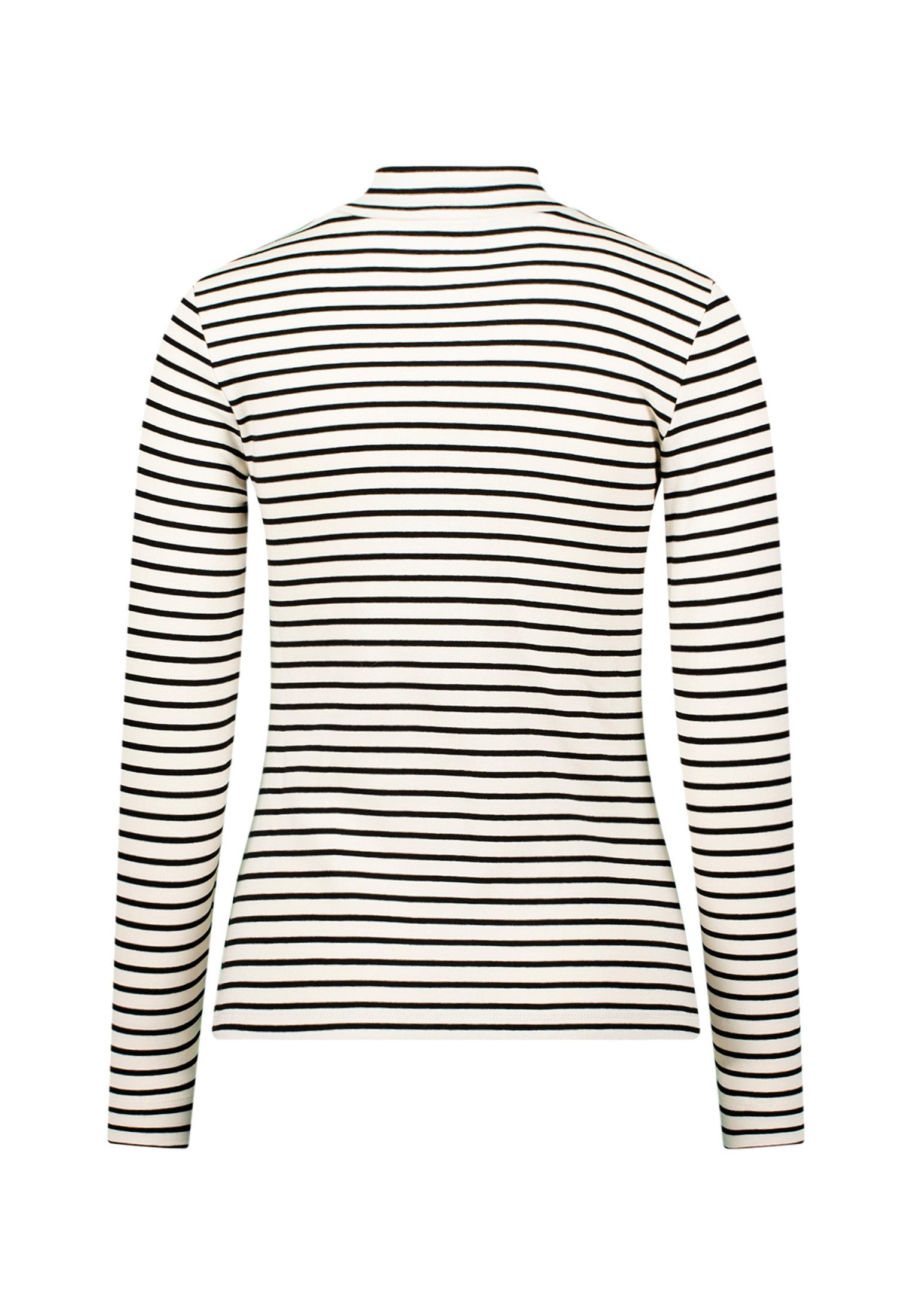 Zero Kurzarmshirt Damen mit Stehkragen (1-tlg) Plain/ohne Details