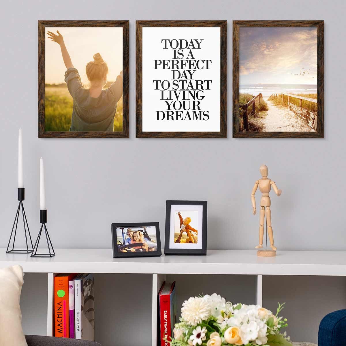 PHOTOLINI Bilderrahmen 3er Set breite Rahmen, günstig online kaufen
