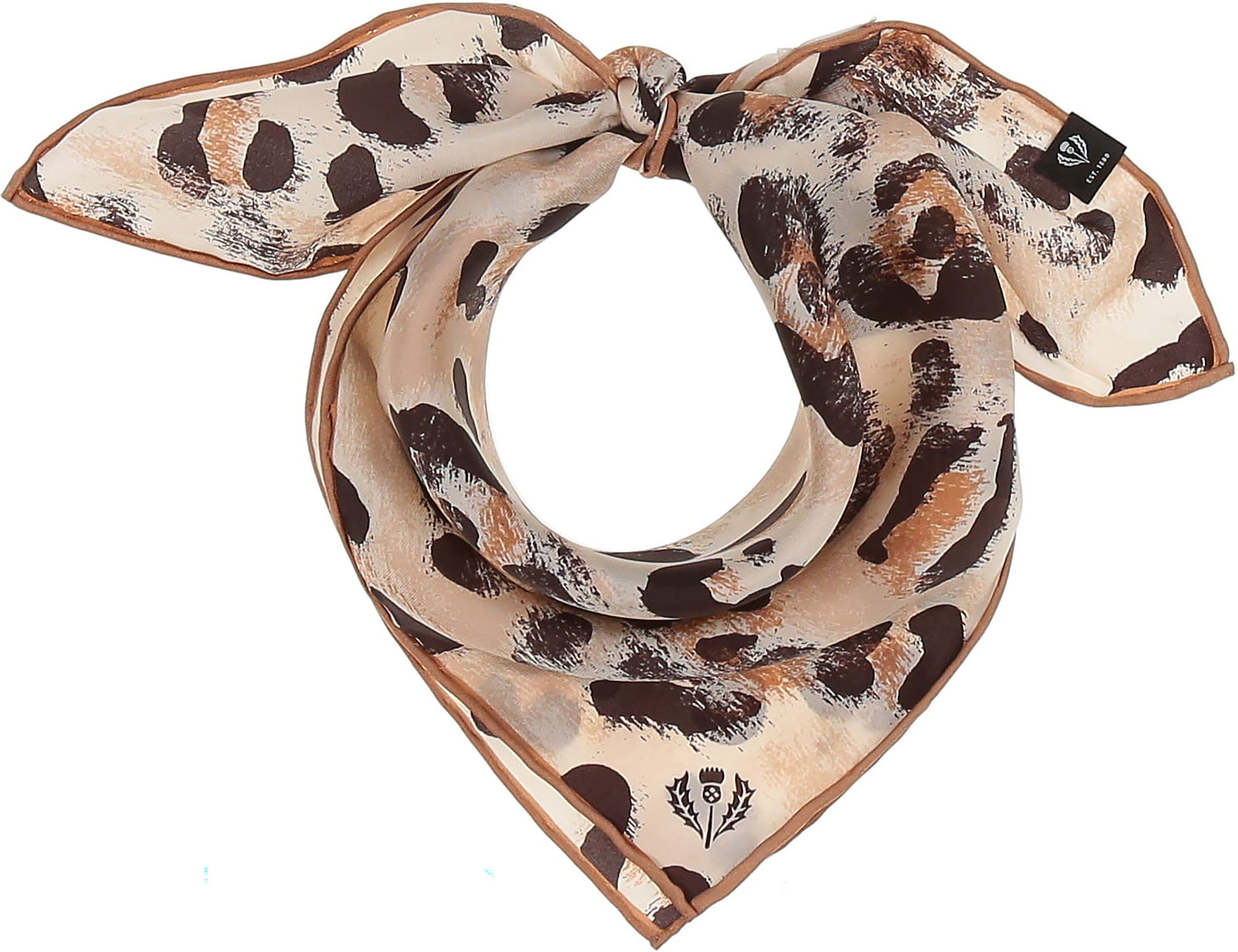 Fraas Modetuch Seide Bandana, (1-St) cafe au lait