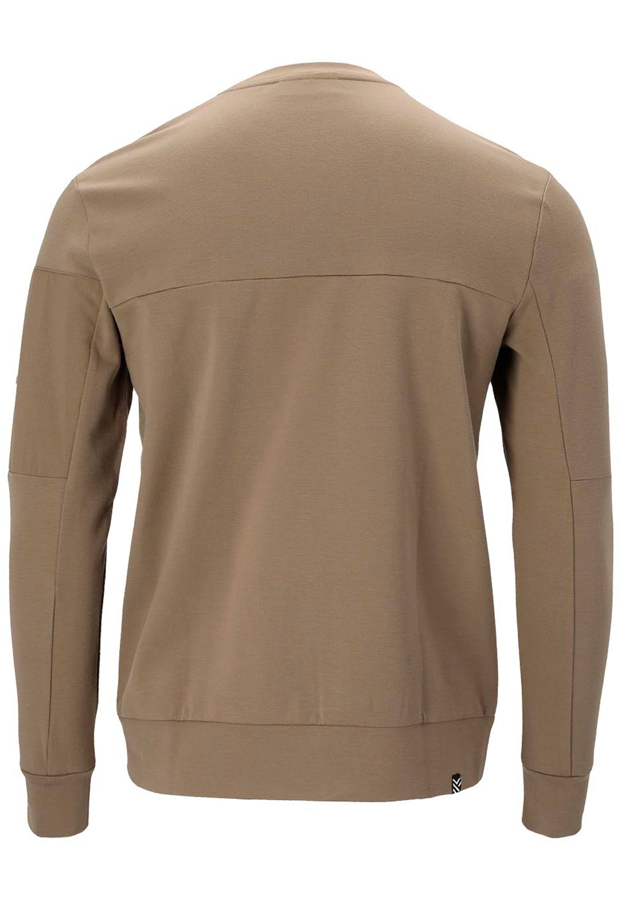 Bisosco Virtus beige Reißverschlusstasche mit Sweatshirt praktischer