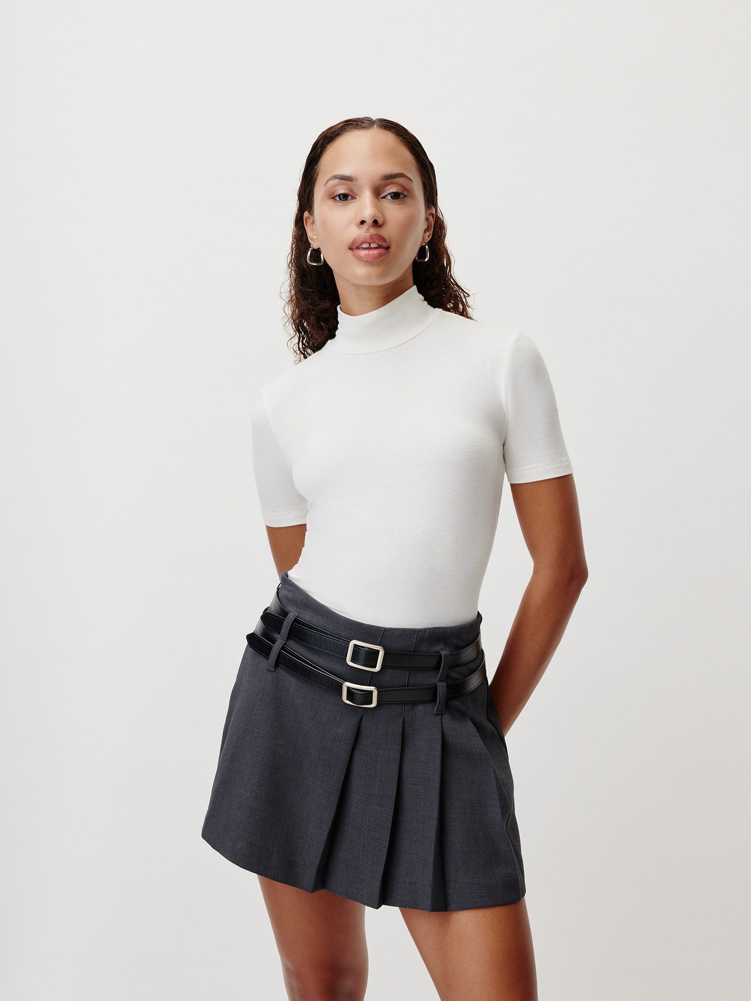 LeGer T-Shirt Larina, LeGer by Lena Gercke Regular fit mit Stehkragen