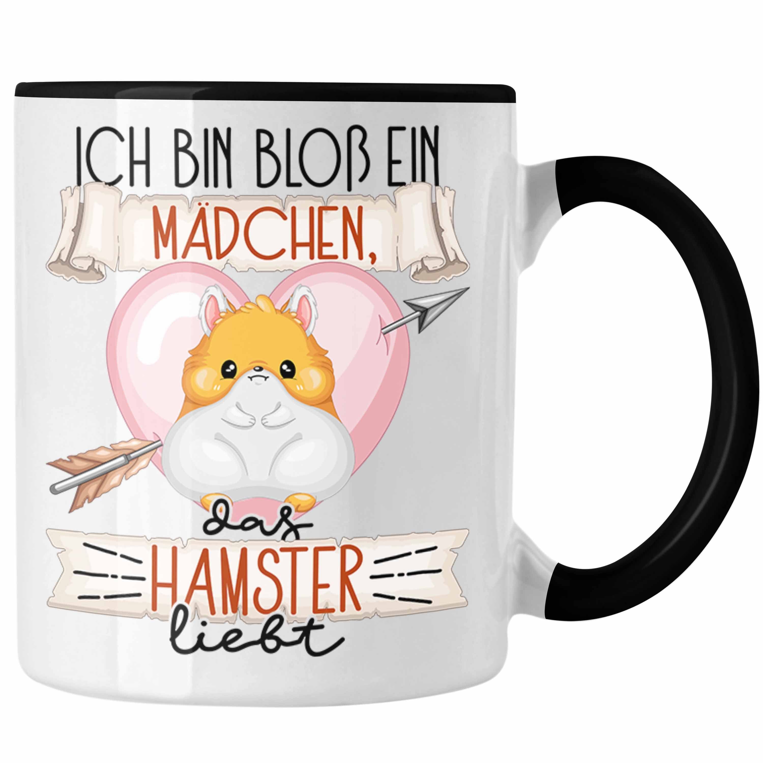 Hamster Bin Geschenk Ich Frauen Ein Bloß Schwarz Lie Mädchen Trendation Tasse Tasse Das Hamster