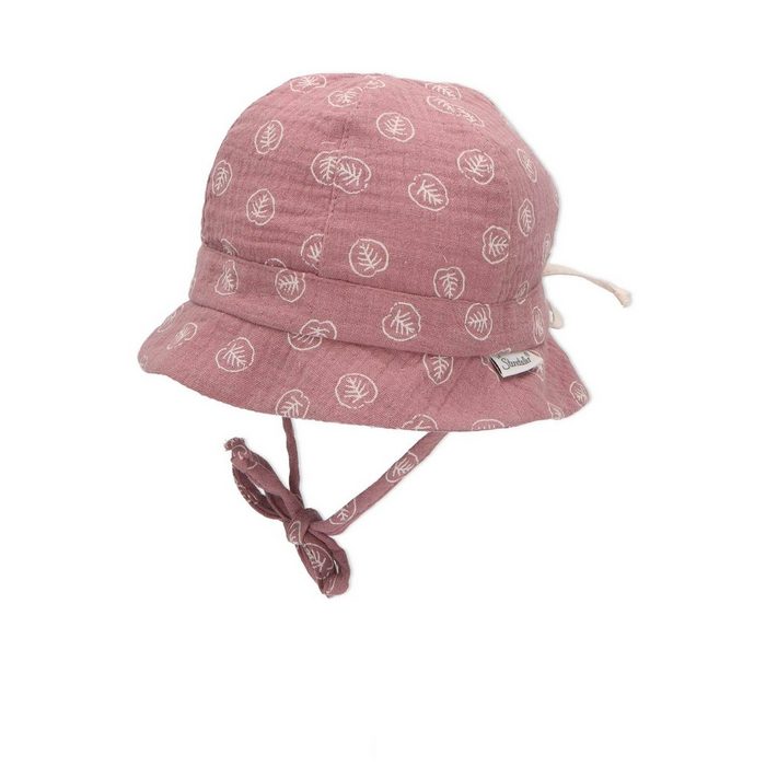 Sterntaler® Schirmmütze Hut mit Größenregulierungsband Ohrenklappen und Bindeband