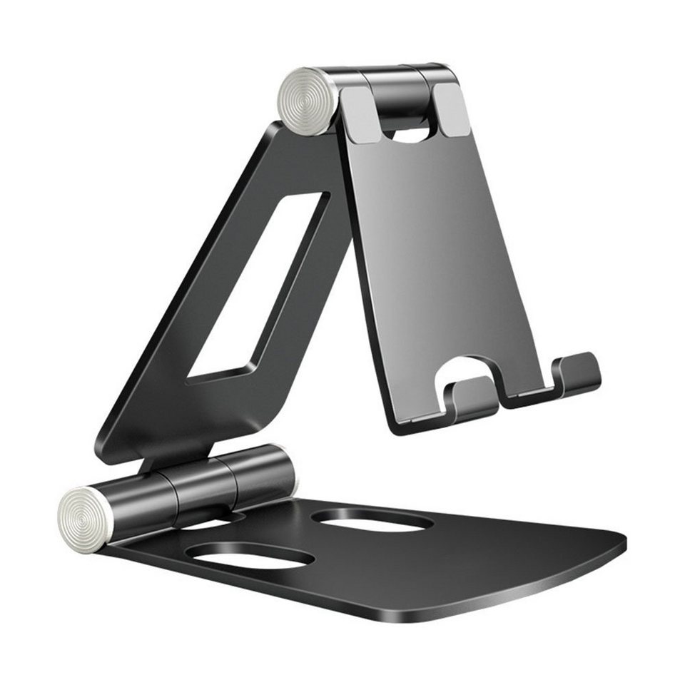 FELIXLEO Verstellbar Handy Ständer Tisch, Faltbarer Handy Halterung  Aluminium Smartphone-Halterung