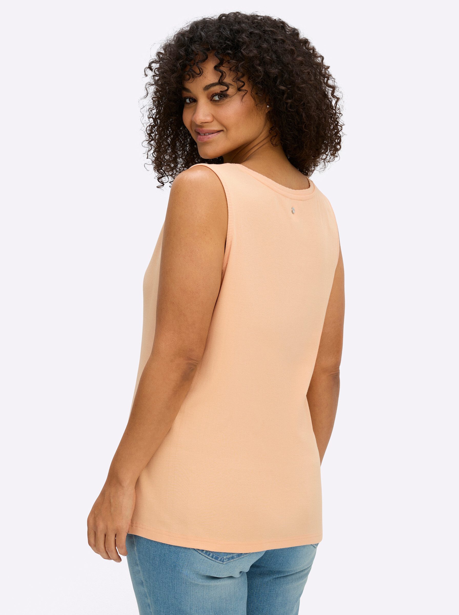 Sheego Shirttop Shirttop Ärmellos