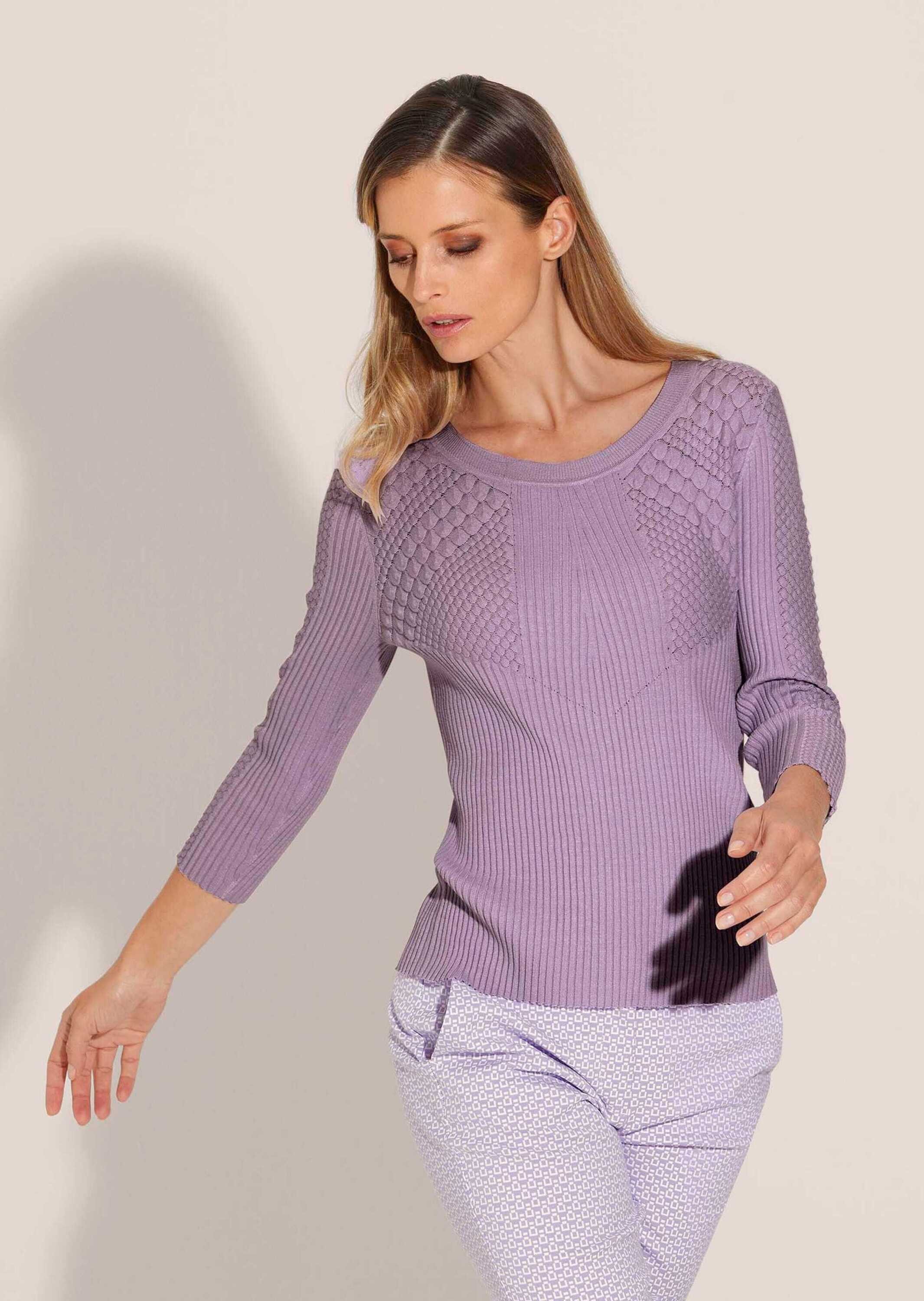 Strickpullover Rippstrickpullover