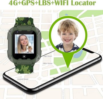 Jianyana Smartwatch (Android iOS), Wecker, Musik-Player, Kamera, Spiele, Kids Smart Watch für 3-14 Jahre
