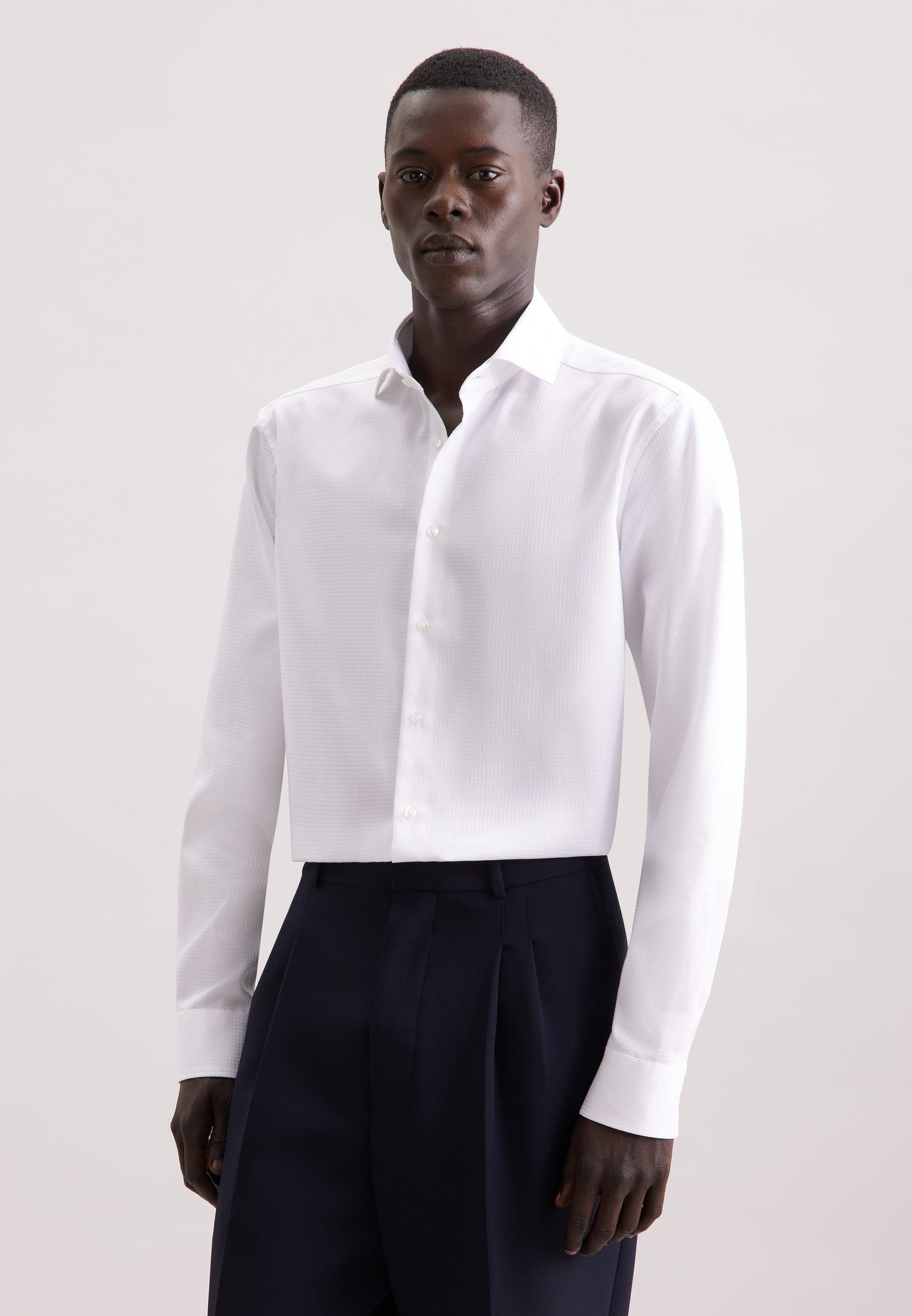 seidensticker Businesshemd Schwarze Rose Regular 1/1 Kentkragen Pepita günstig online kaufen