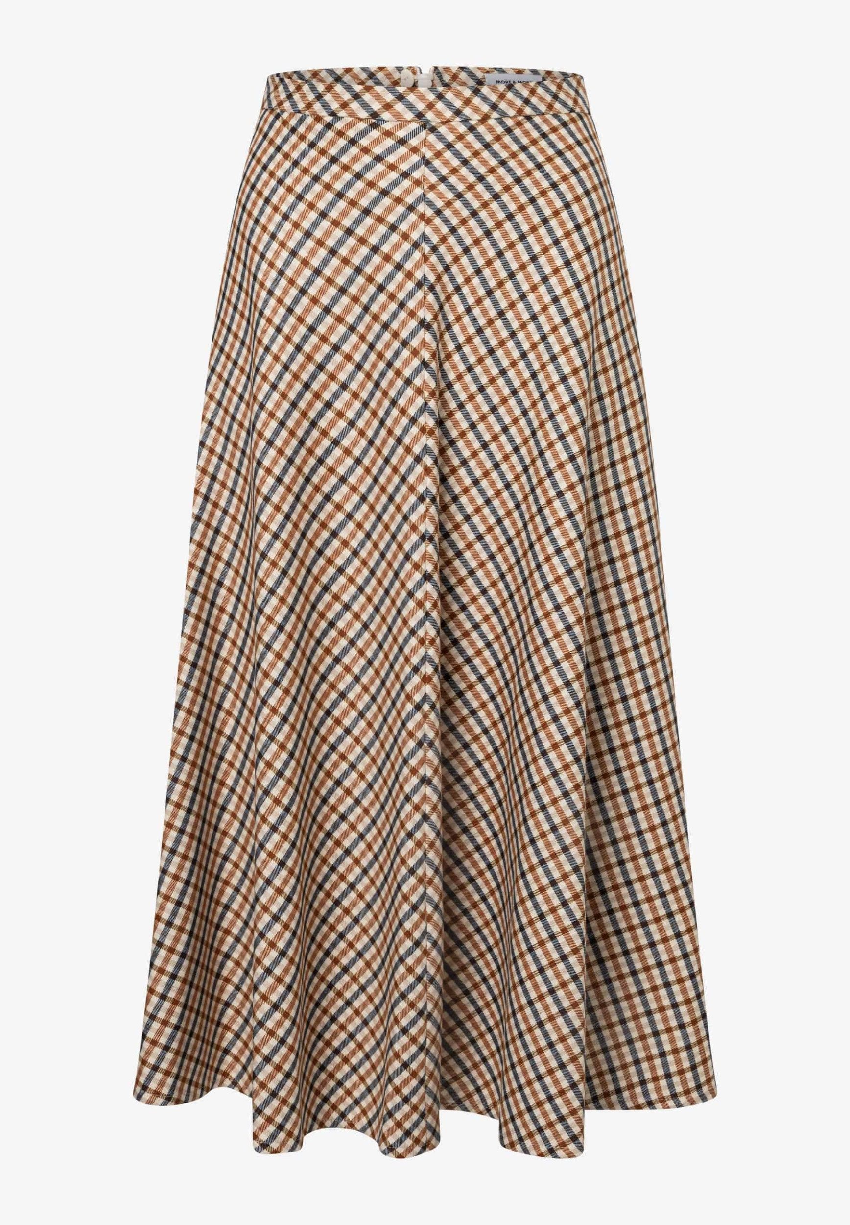 MORE&MORE Hosenrock Flared Check Skirt heritage check