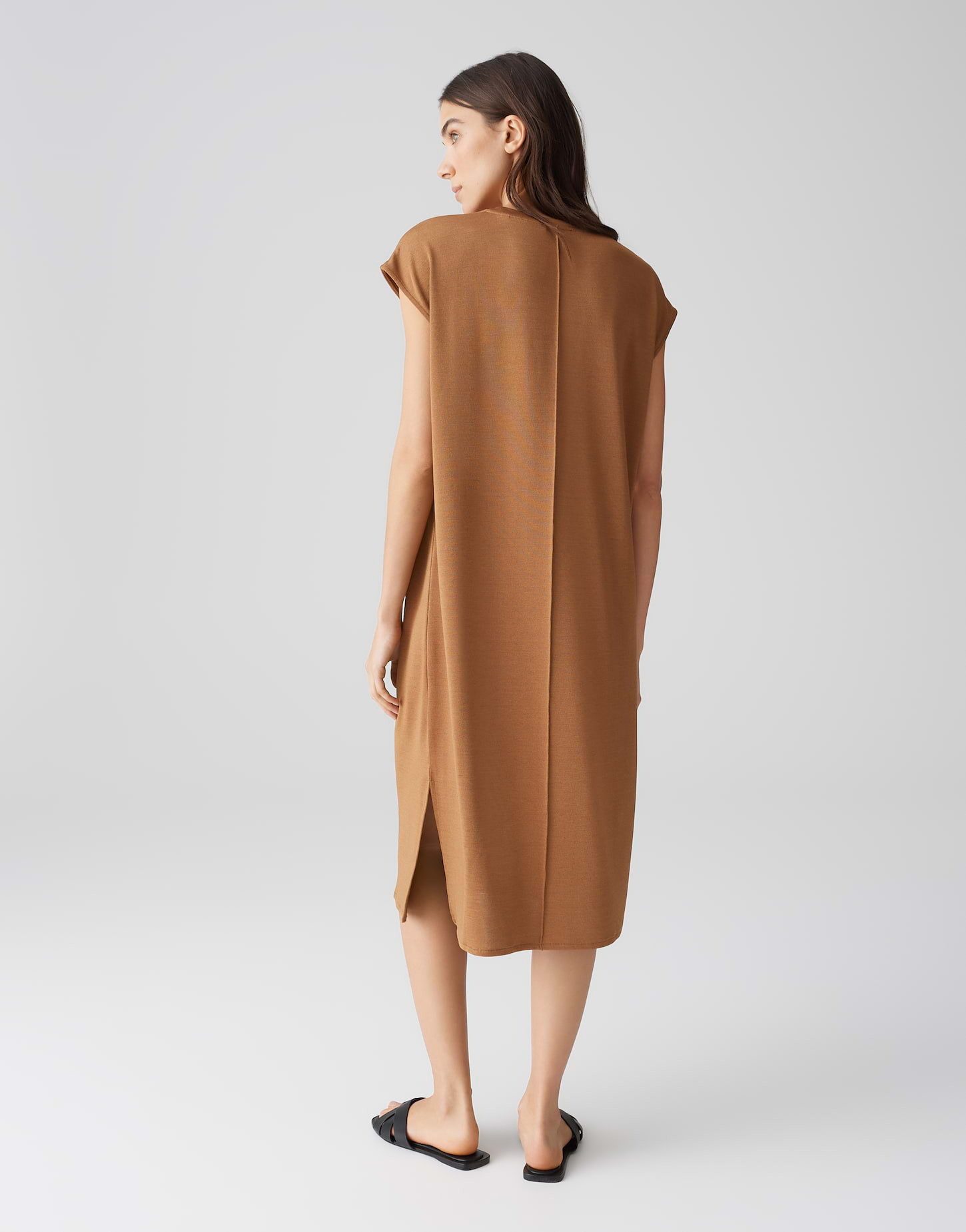 OPUS Jerseykleid WINJA mit Schlitzdetail