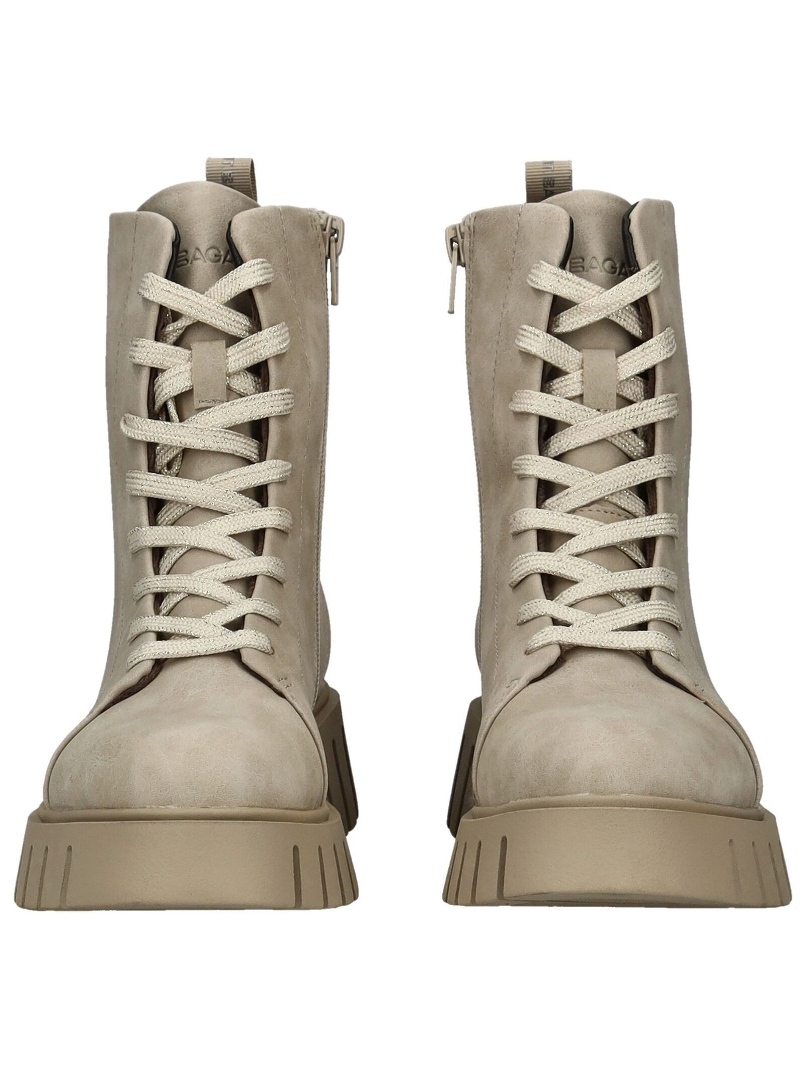 BAGATT Stiefelette Nubukleder . Schnürstiefelette