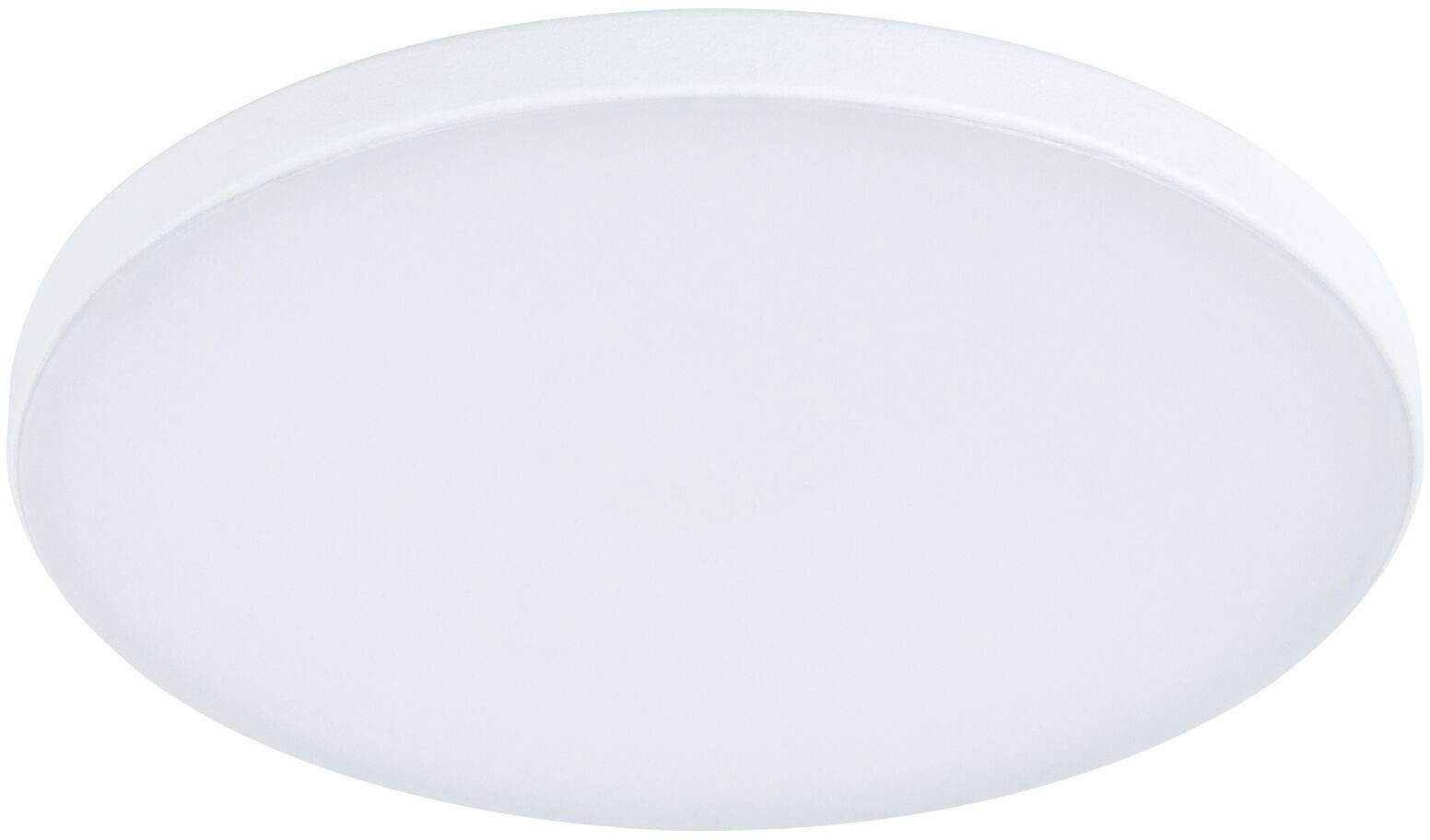 Paulmann LED Einbauleuchte LED Weiß rund Edge LED Einbaupanel integriert, 120mm Veluna 4000K 4000K VariFit VariFit IP44 rund LED 120mm 650lm Neutralweiß, Veluna 650lm Weiß, IP44 Einbaupanel fest Edge