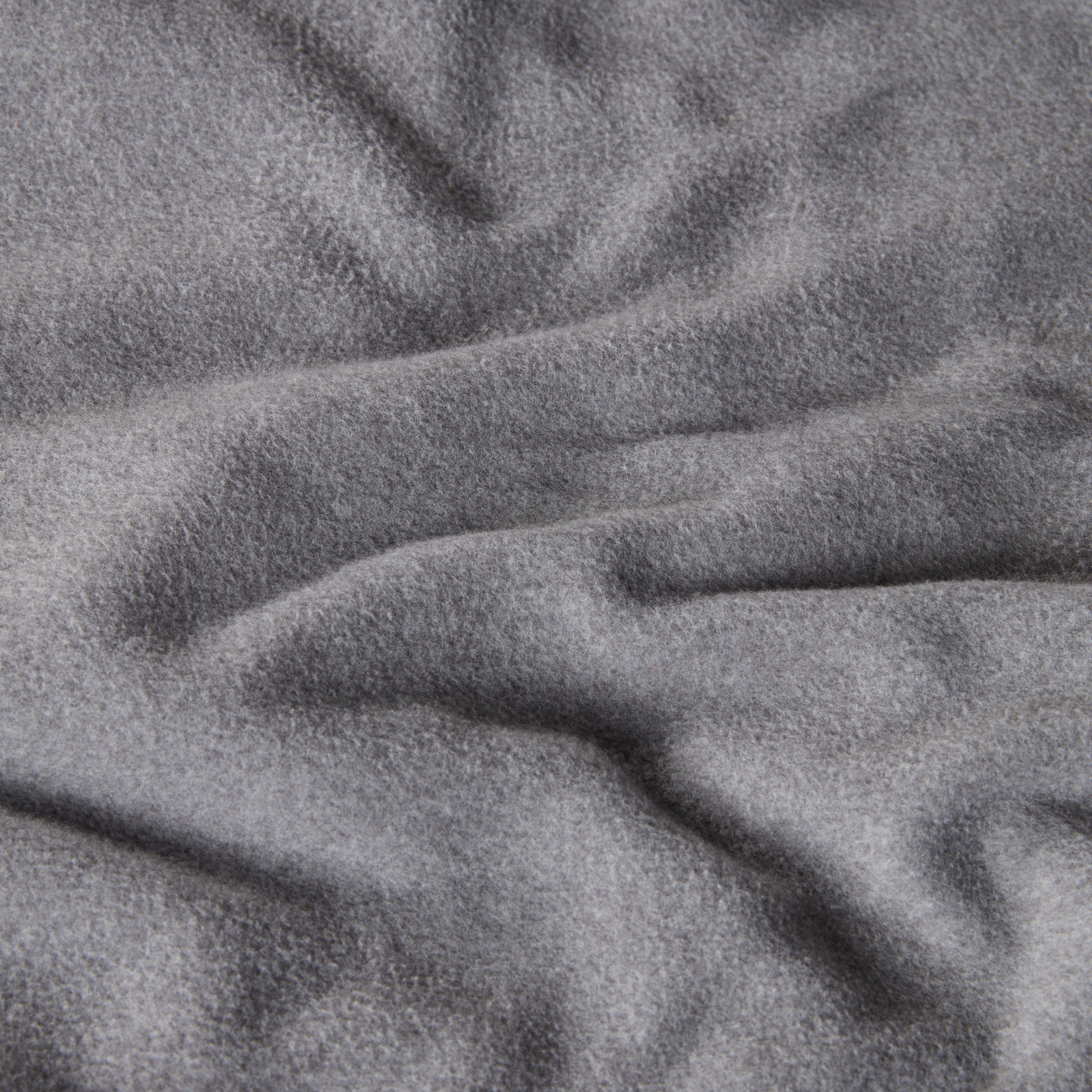 GLACIER ZIP FULL The North weichem, 100 aus M Mikrofaser-Fleece grey Face Fleecejacke gebürstetem
