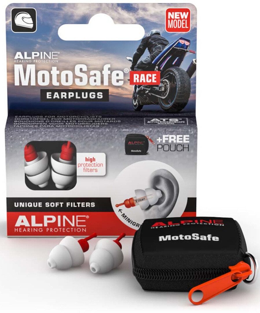 ALPINE Warnweste MotoSafe Race Ohrstöpsel – Bild 5 von 5
