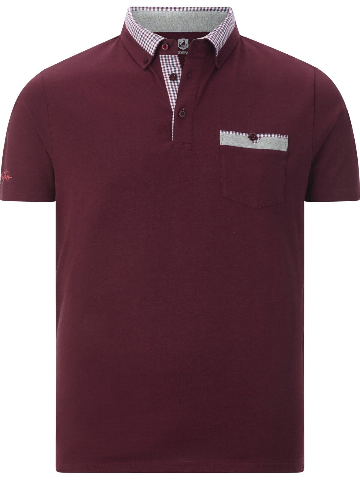 Jan Vanderstorm Poloshirt LARSGAARD mit Kontrastdetails