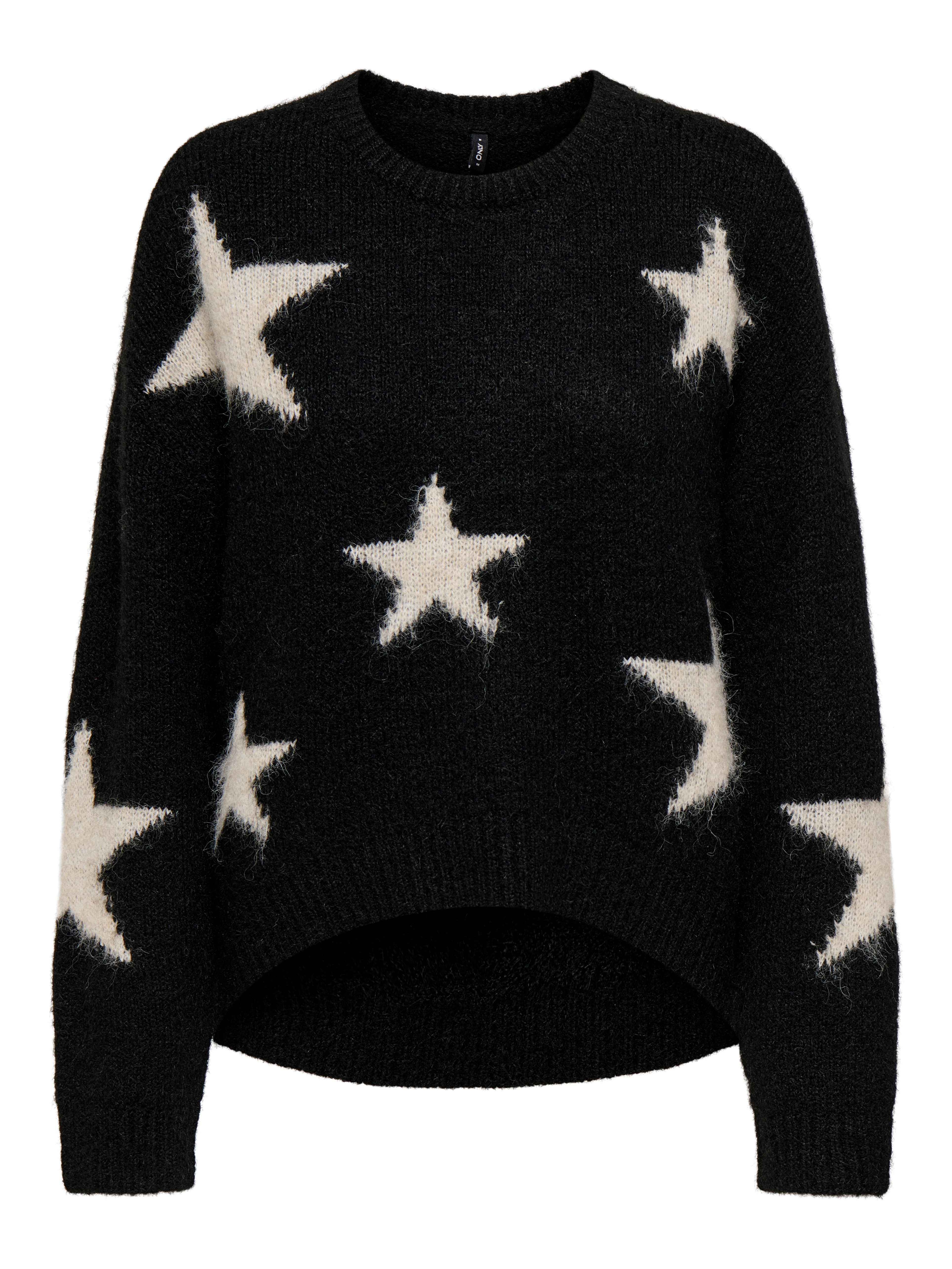 Strickpullover ONLAZU LS STAR O-NECK KNT