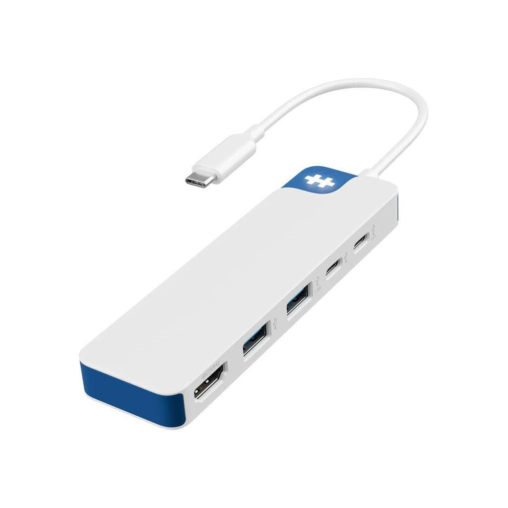 Hyper Hyper® HyperDrive Flex 5 Port USB-C Hub (Blue) Netzkabel