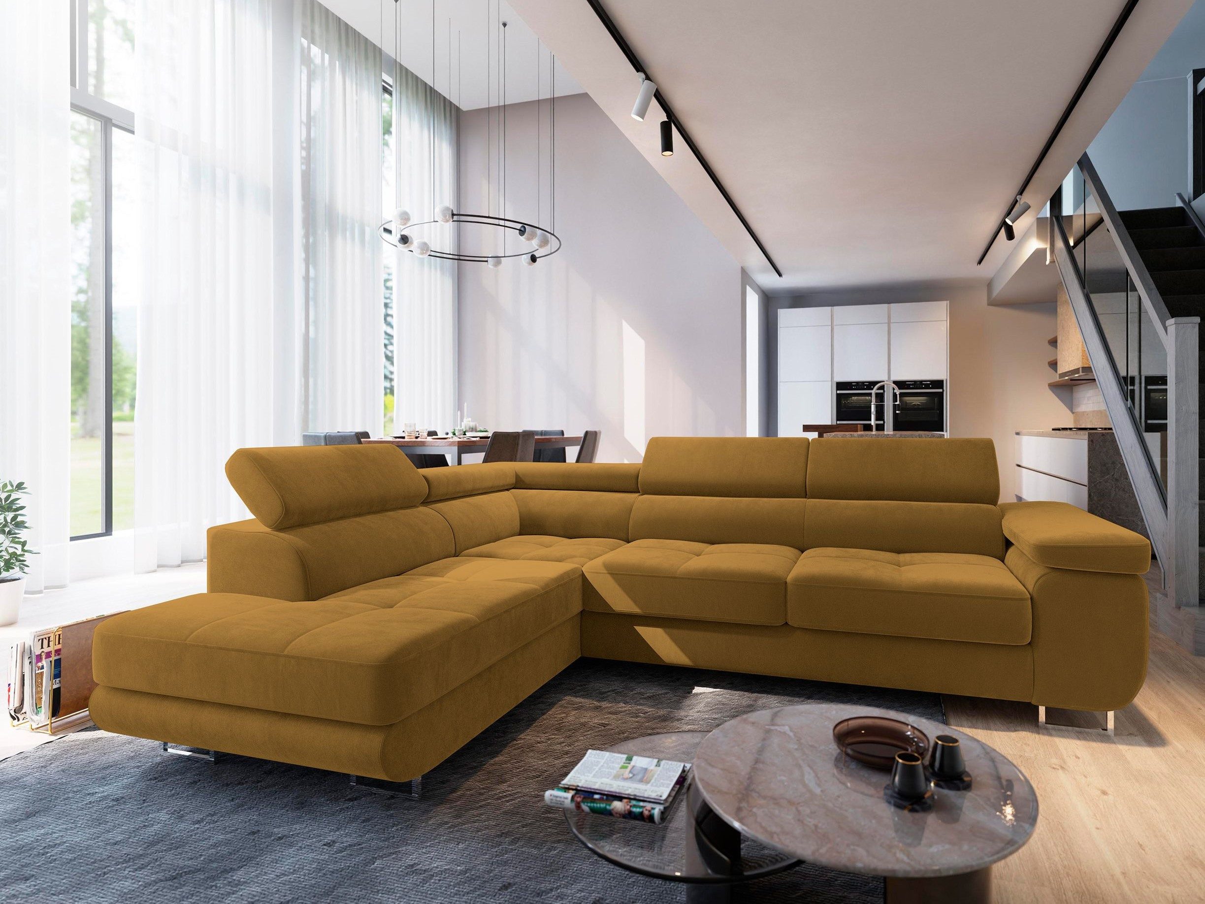 Masseno Ecksofa SELVA mit Schlaffunktion L-Form, günstig online kaufen