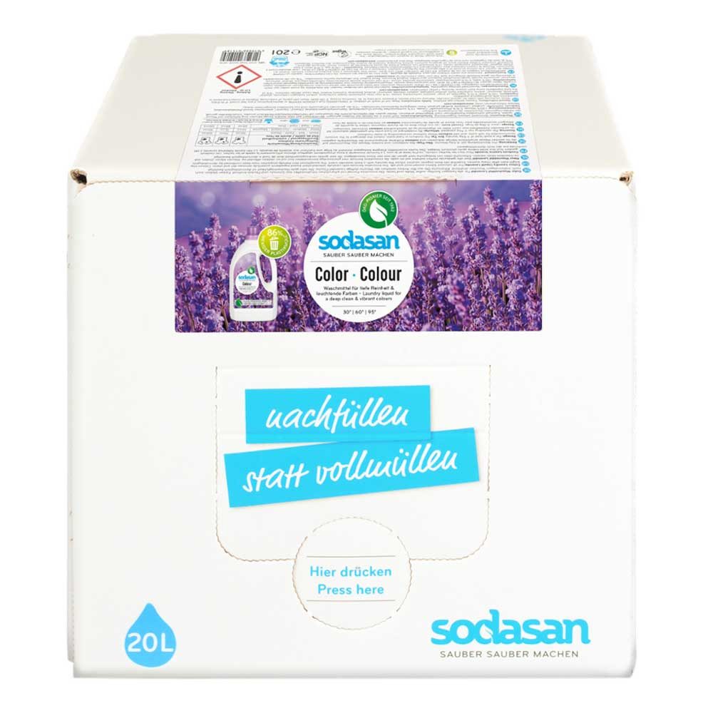 Sodasan Color Waschmittel flüssig - Lavendel 20L Colorwaschmittel