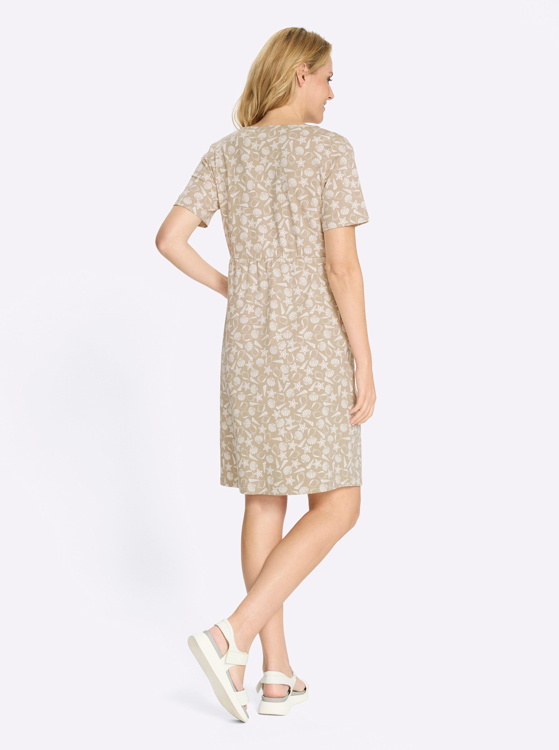 Sieh an! Etuikleid Jersey-Kleid Kurzarm