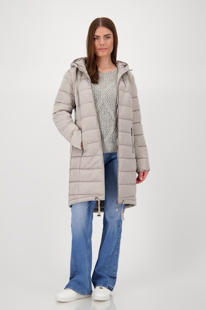 Monari Allwetterjacke Steppmantel mit Lurexstreifen & günstig online kaufen