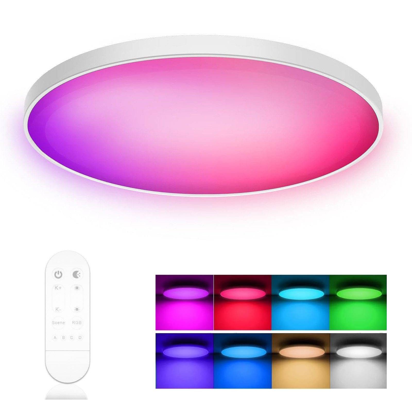 BlingBin LED Deckenleuchte Dimmbar mit Fernbedienung, günstig online kaufen