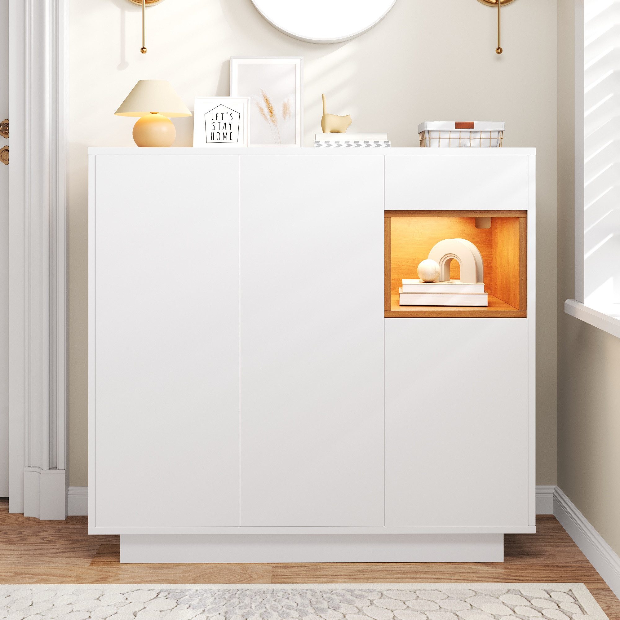 OKWISH Schuhschrank für 14–18 Paar Schuhe günstig online kaufen