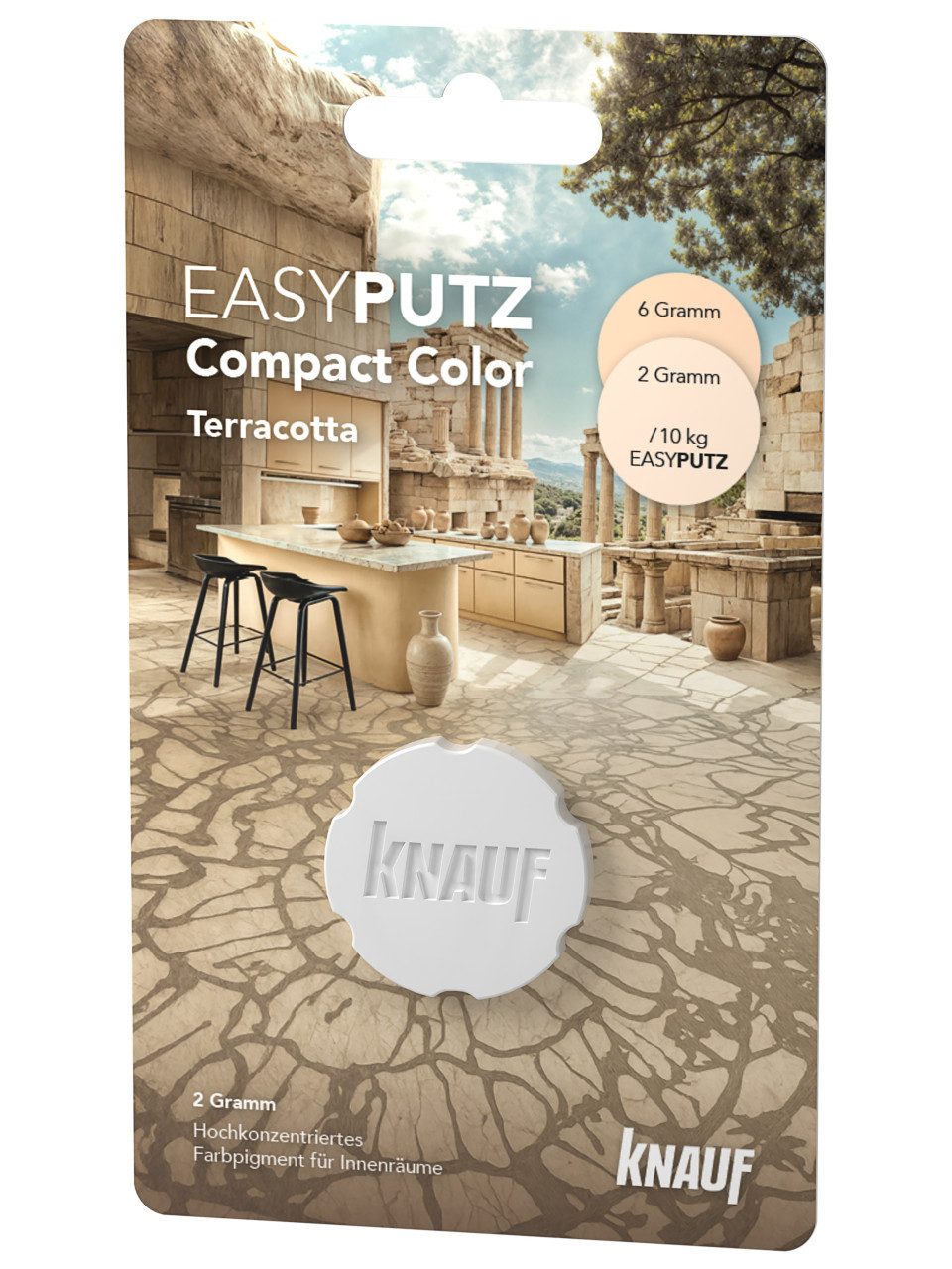 KNAUF Gips-Kalk-Putz Knauf Farbpigment Compact Color terracotta 2 g