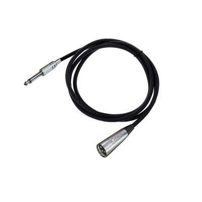 ARLI »5m Mikrofonkabel XLR male auf 6,3 mm Klinke« Audio-Kabel, 6,35-mm-Klinke, XLR (500 cm), montierte Konnektoren, hochwertige Abschirmung