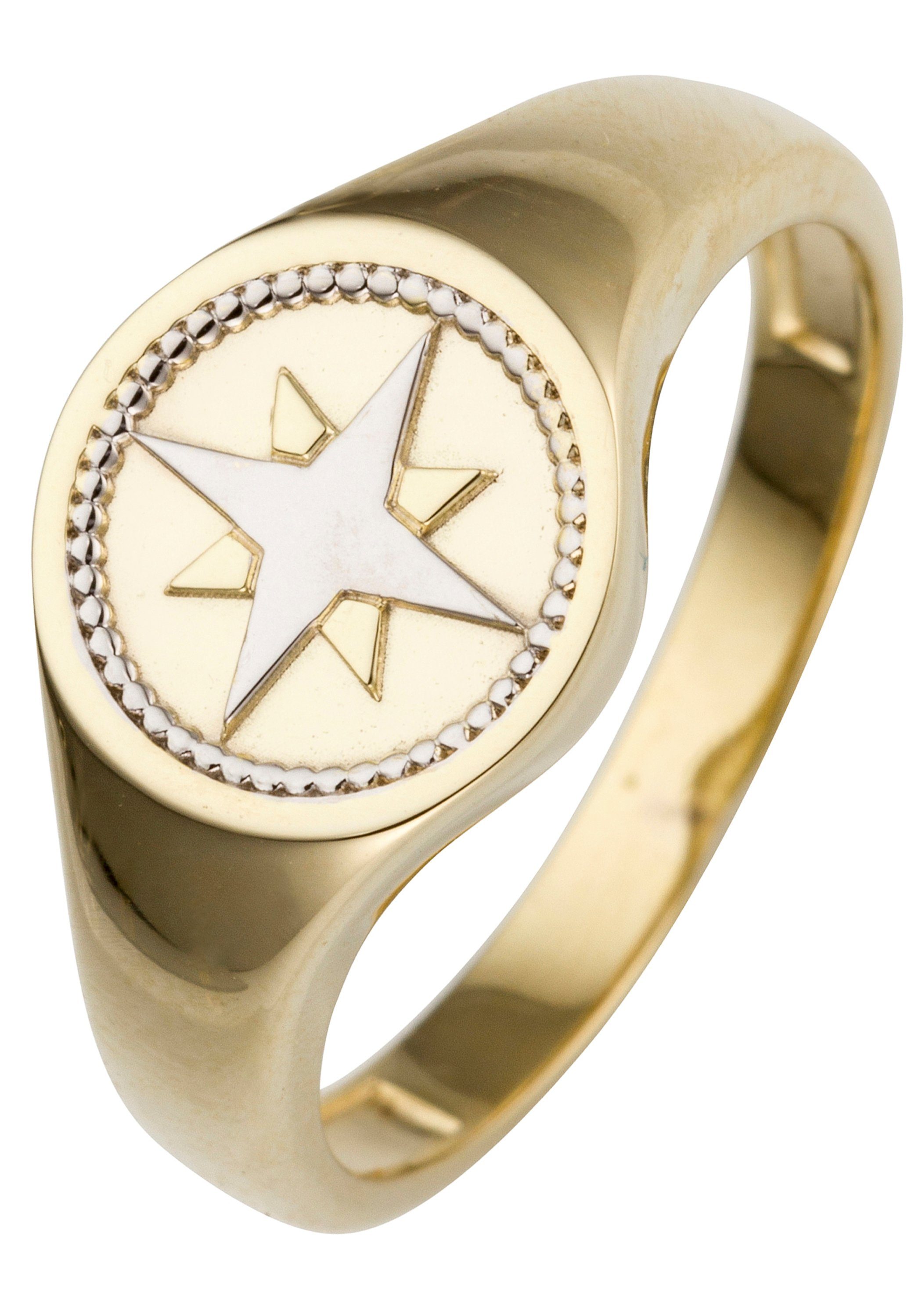 JOBO Fingerring, 585 Gold bicolor günstig online kaufen