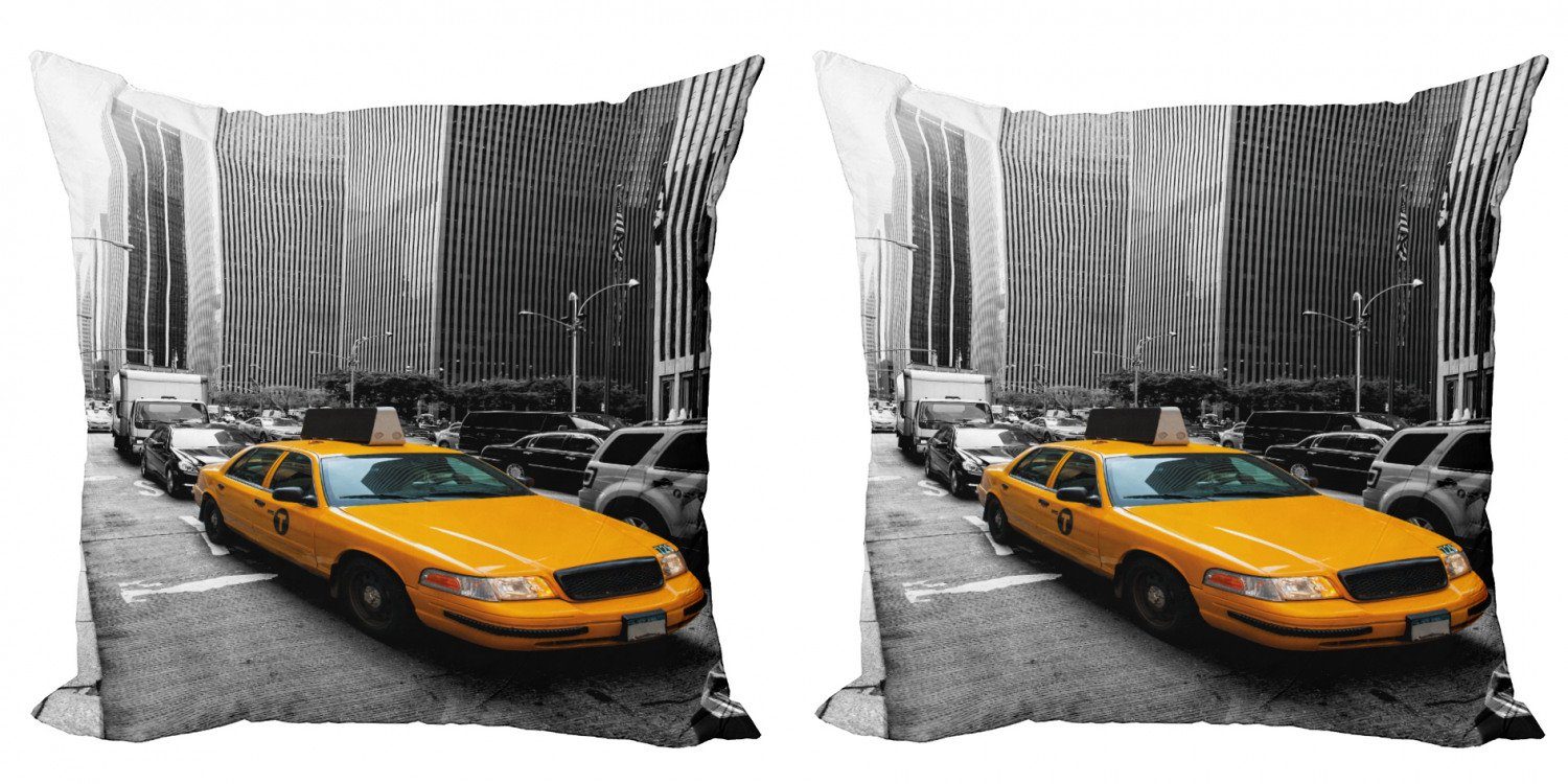 Kissenbezüge Modern Accent Doppelseitiger Digitaldruck, Abakuhaus (2 Stück), Stadt New York Manhattan Straße