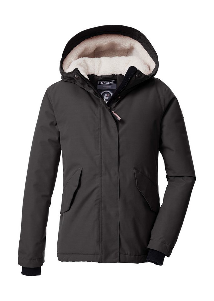 Killtec Funktionsjacke KOW 235 GRLS JCKT Wind- und wasserdichte Kids-Jacke mit Teddyfell und Teflon EcoElite™