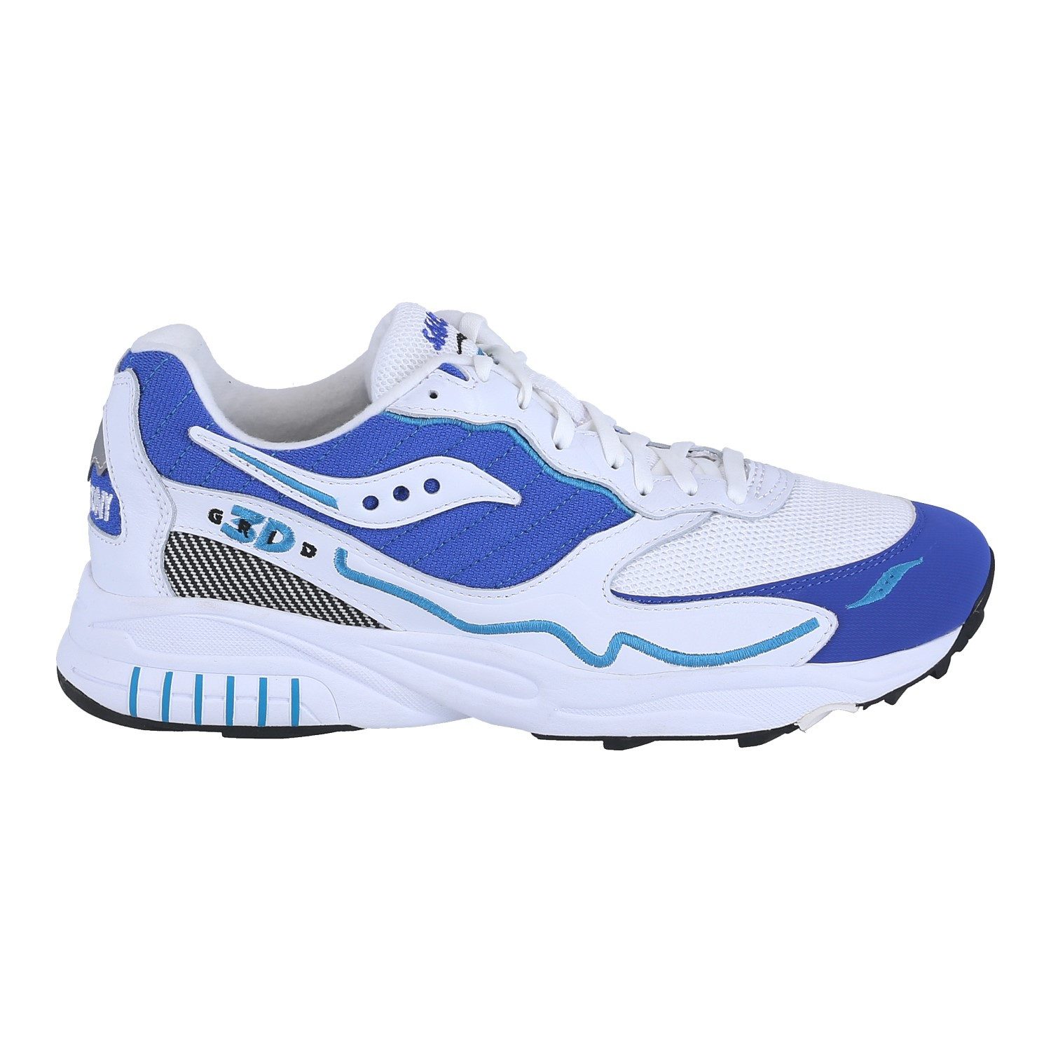 Saucony 3D Grid Hurricane weiss/blau Herren Sneaker