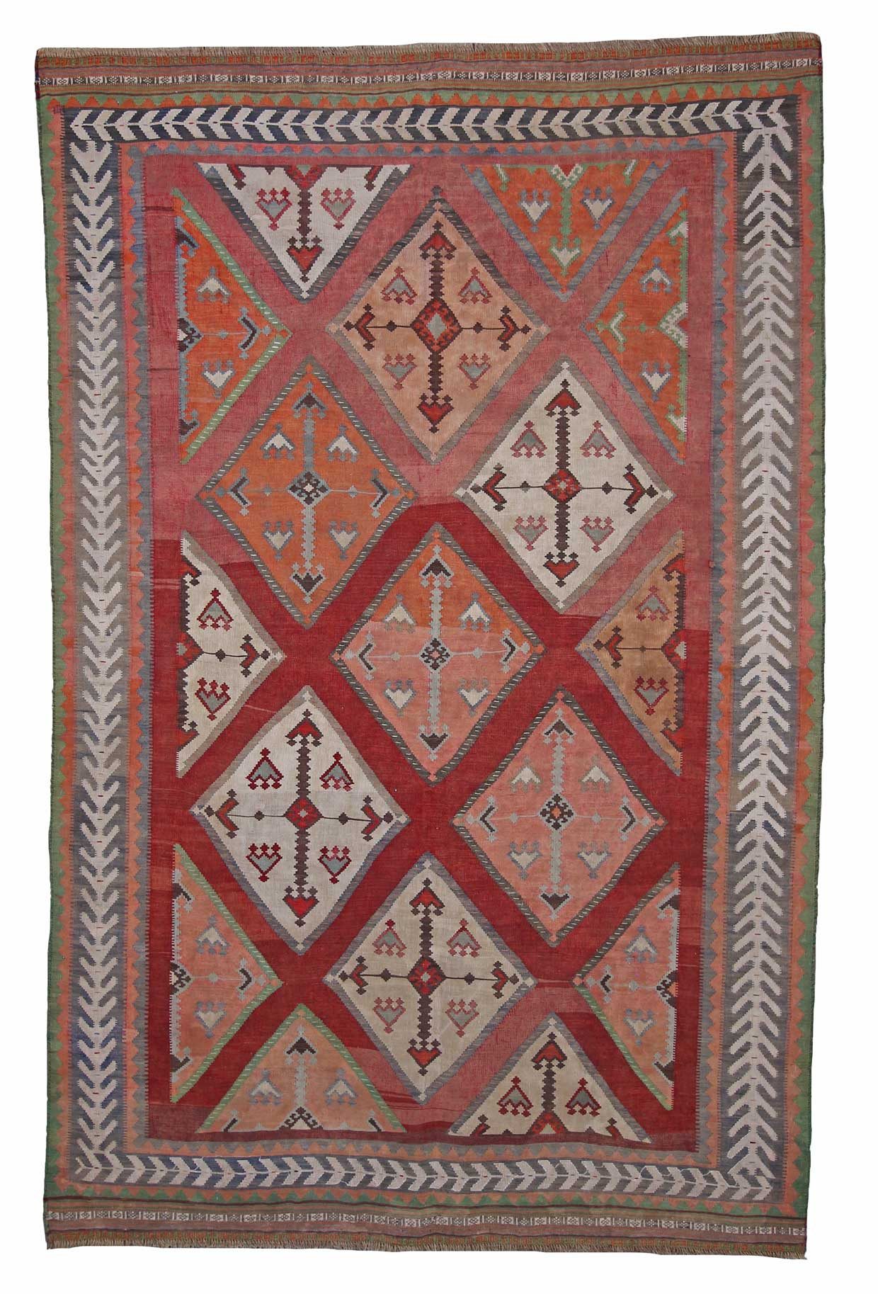 Orientteppich Perserteppich Kelim 255 x 164 cm