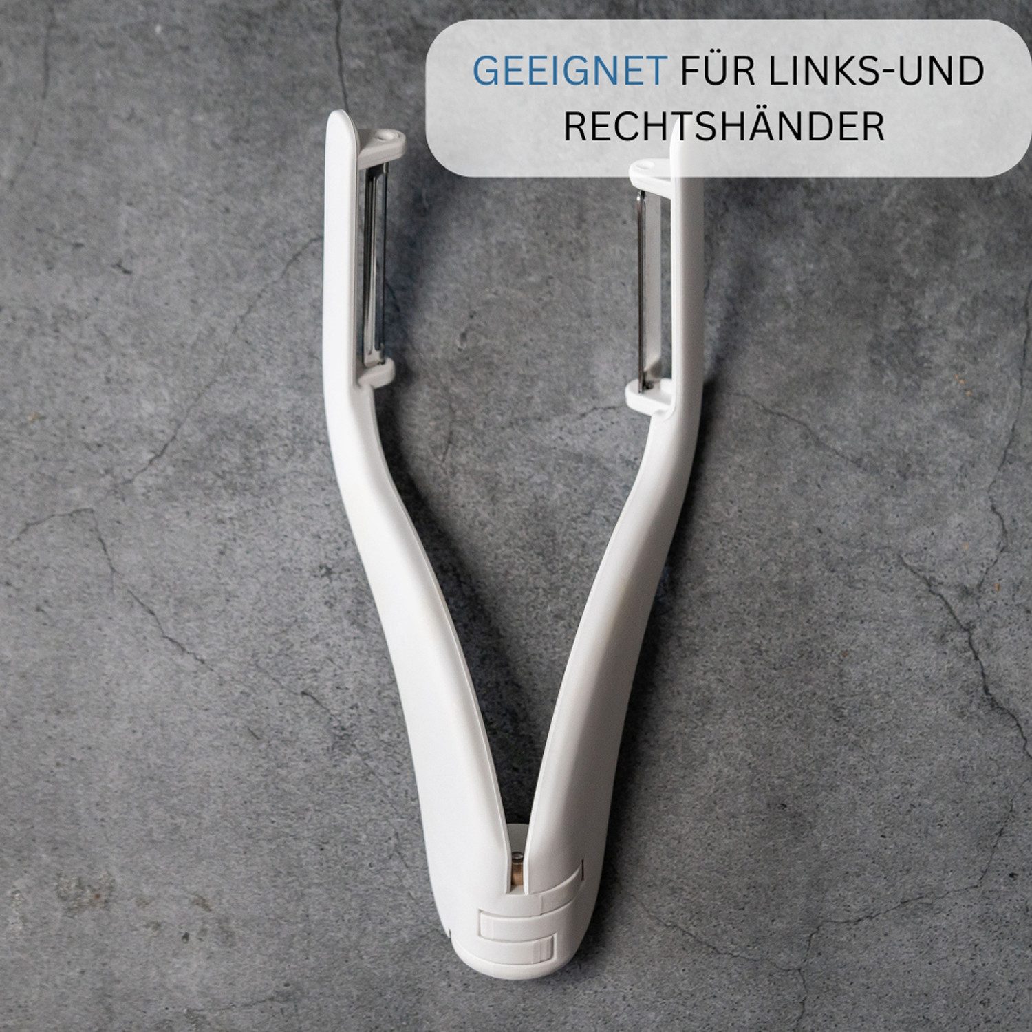 WESTMARK Spargelschäler »Peel-Star KS« + 2 Ersatzklingen, Gemüse-/Doppelschäler, inkl. 2 Ersatzklingen, spülmaschinengeeignet, 5 Jahre Garantie – Bild 4 von 5