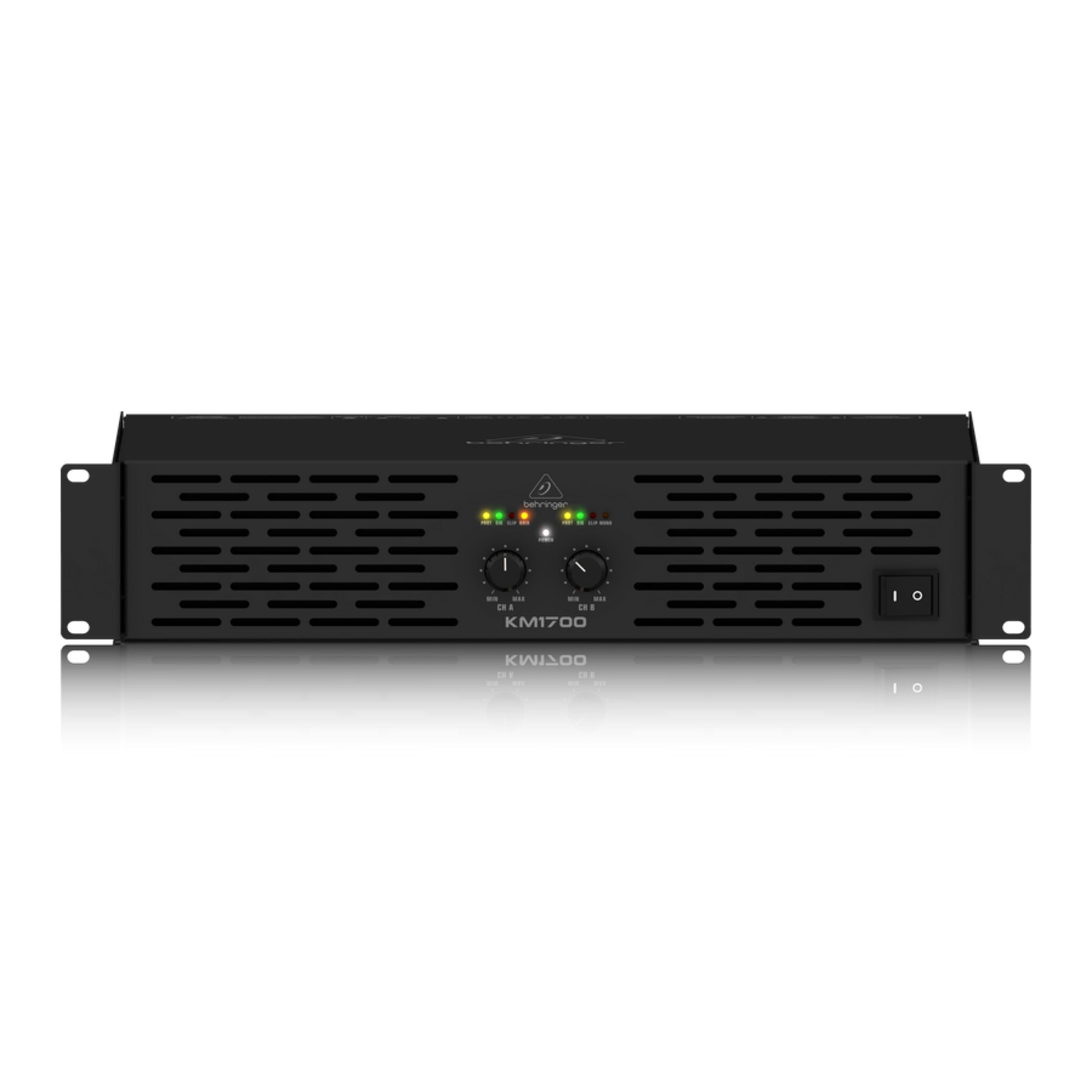 Behringer Endverstärker (KM 1700 1700W Stereo Power Amplifier - 2-Kanal Endstufe)