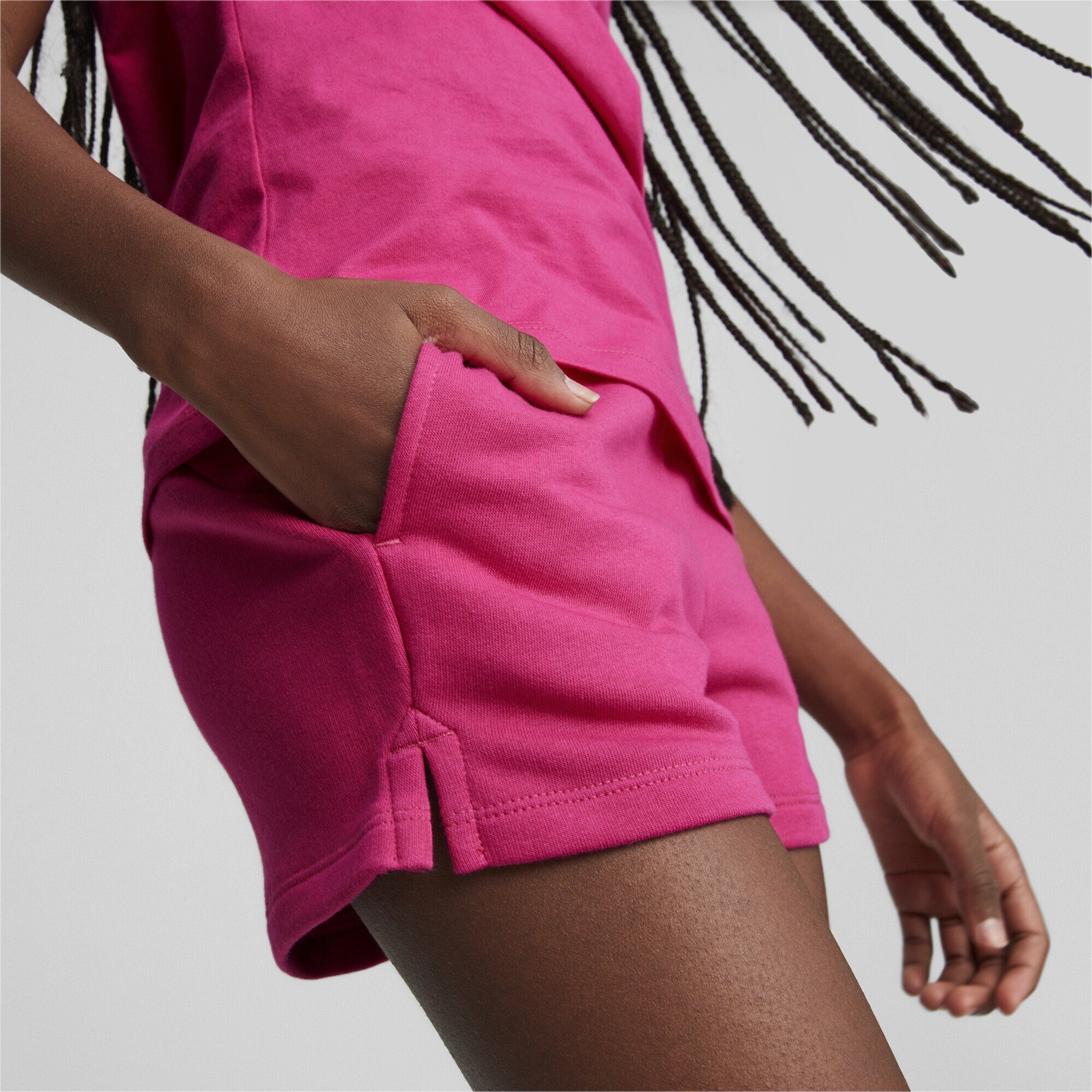 PUMA Sporthose Essentials+ Pink Shorts Mädchen Shadow Orchid