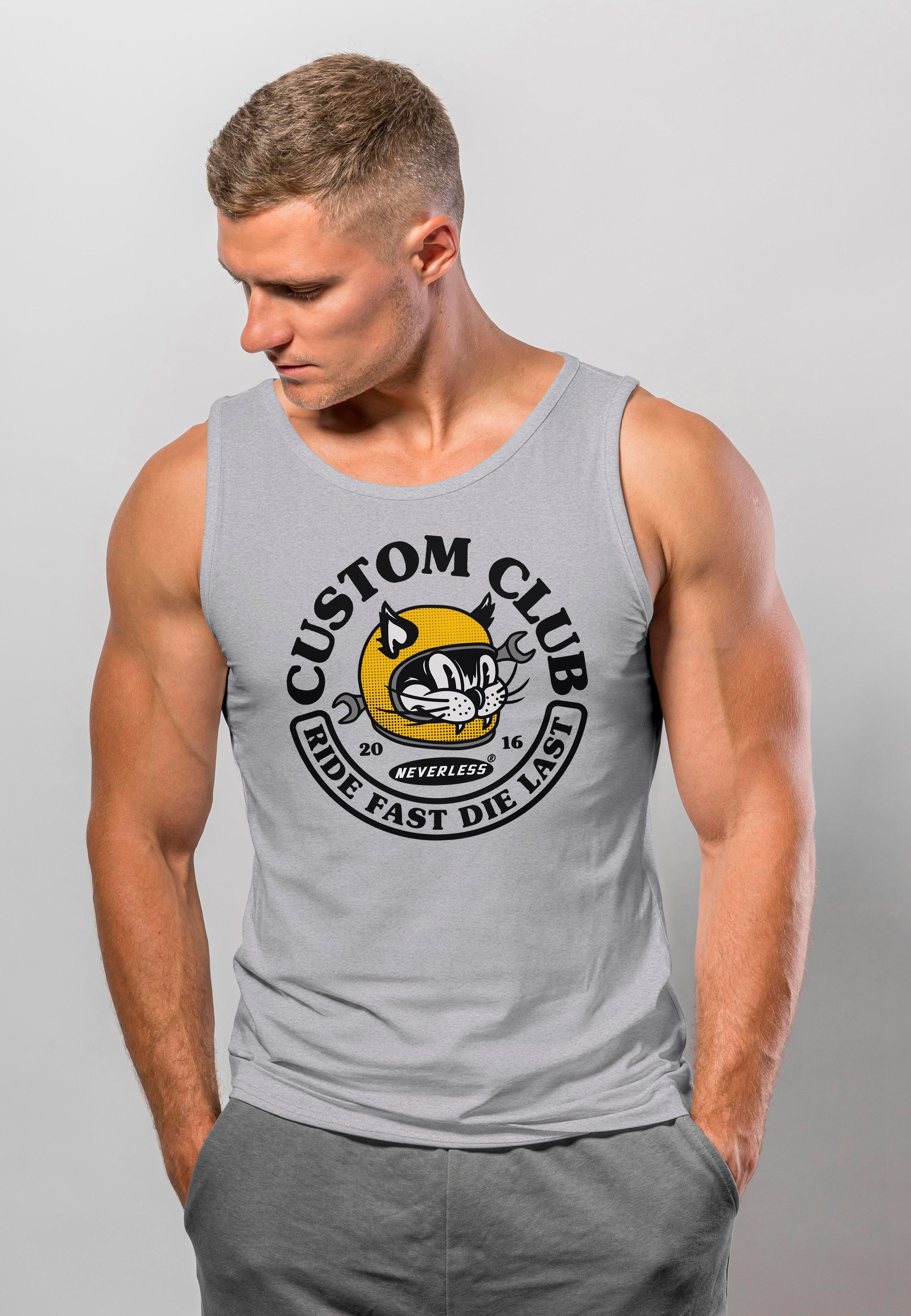 Neverless Tanktop Herren Tank-Top Biker Motiv günstig online kaufen