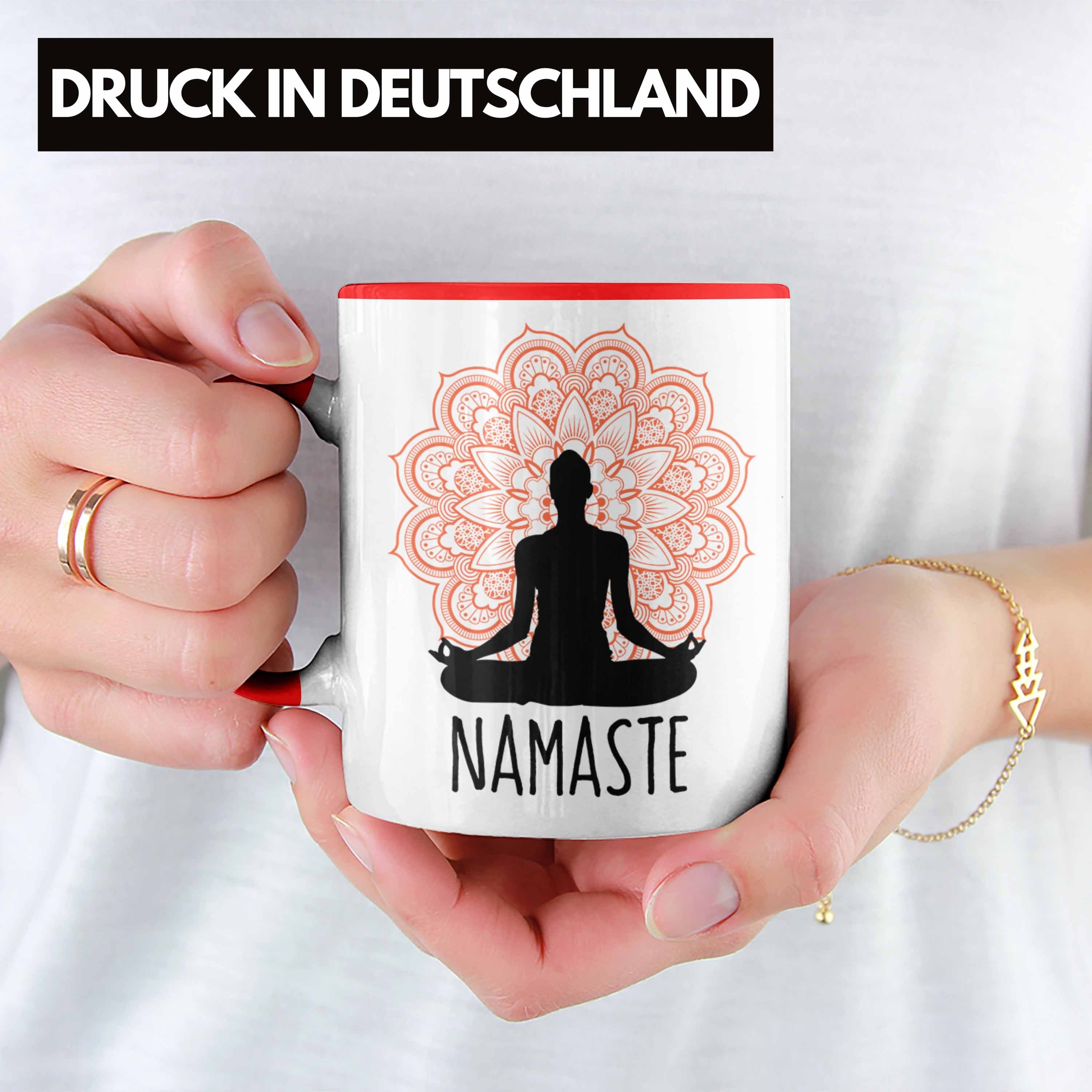 Rot Meditations-Tasse Nama für Inspirierendes Trendation Tasse Meditationliebhaber Geschenk