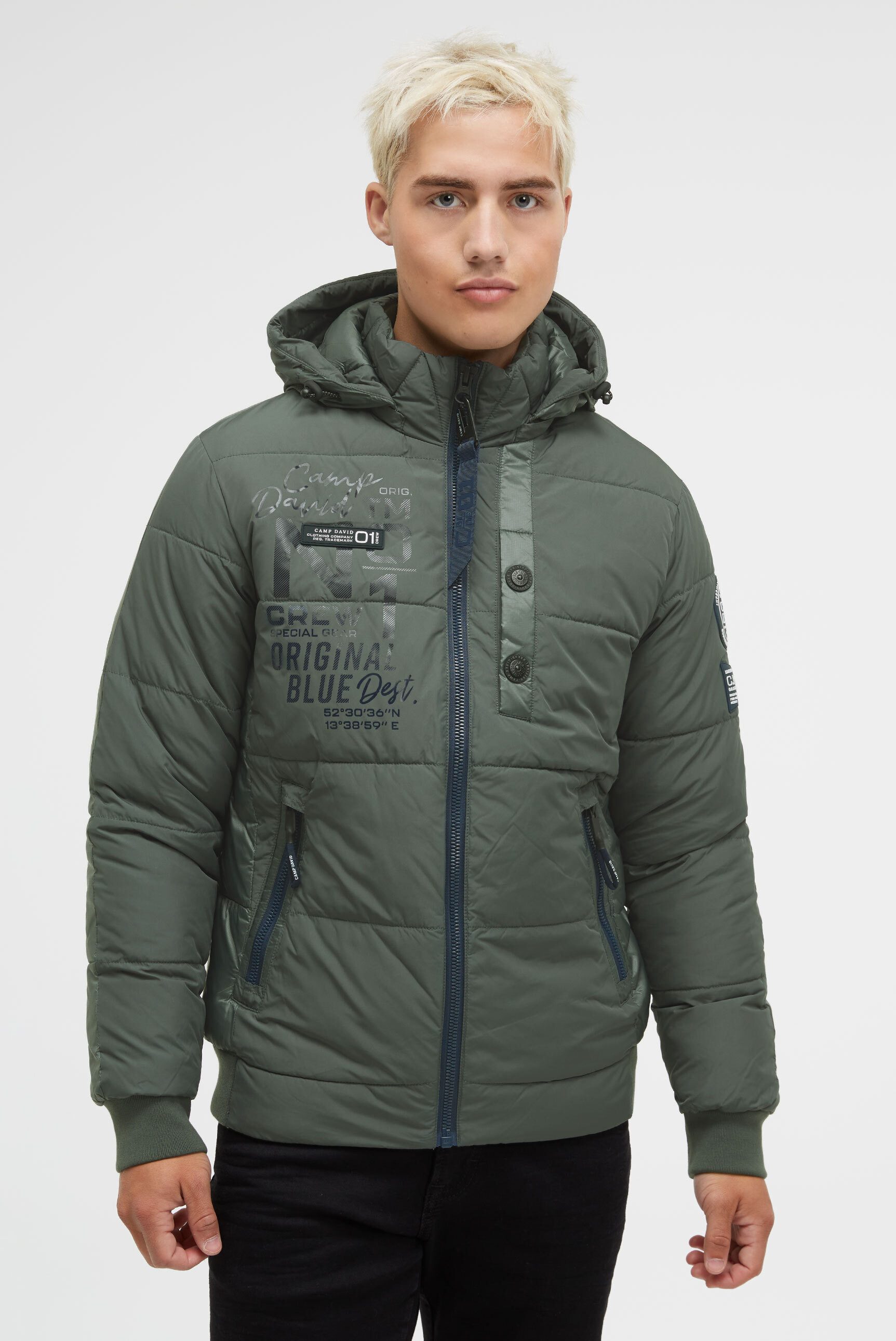 CAMP DAVID Winterjacke mit Innentaschen günstig online kaufen